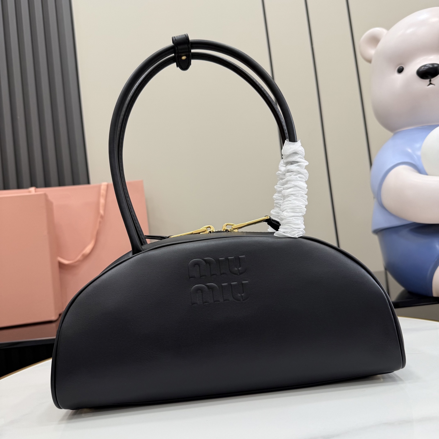 Сумка Miu Miu чёрная кожа