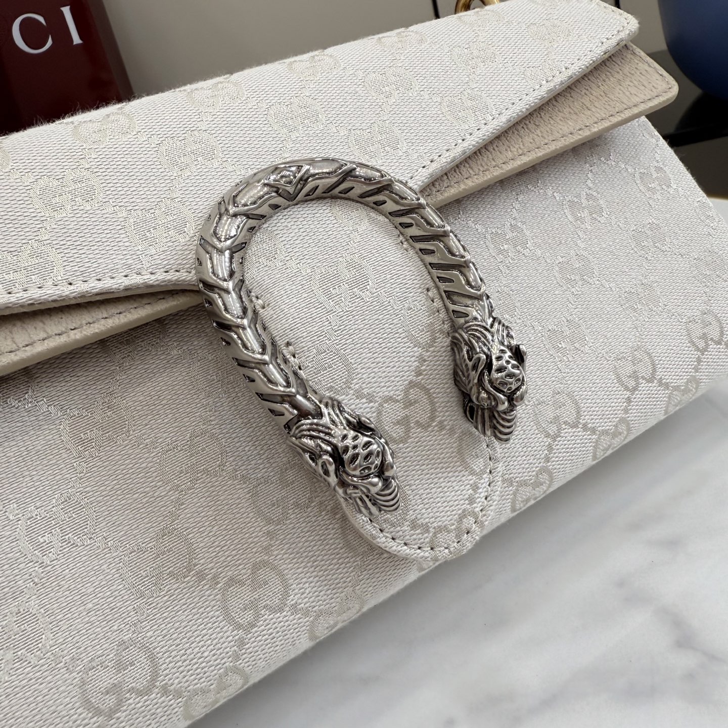 Gucci Dionysus Beige GG canvas shoulder everyday