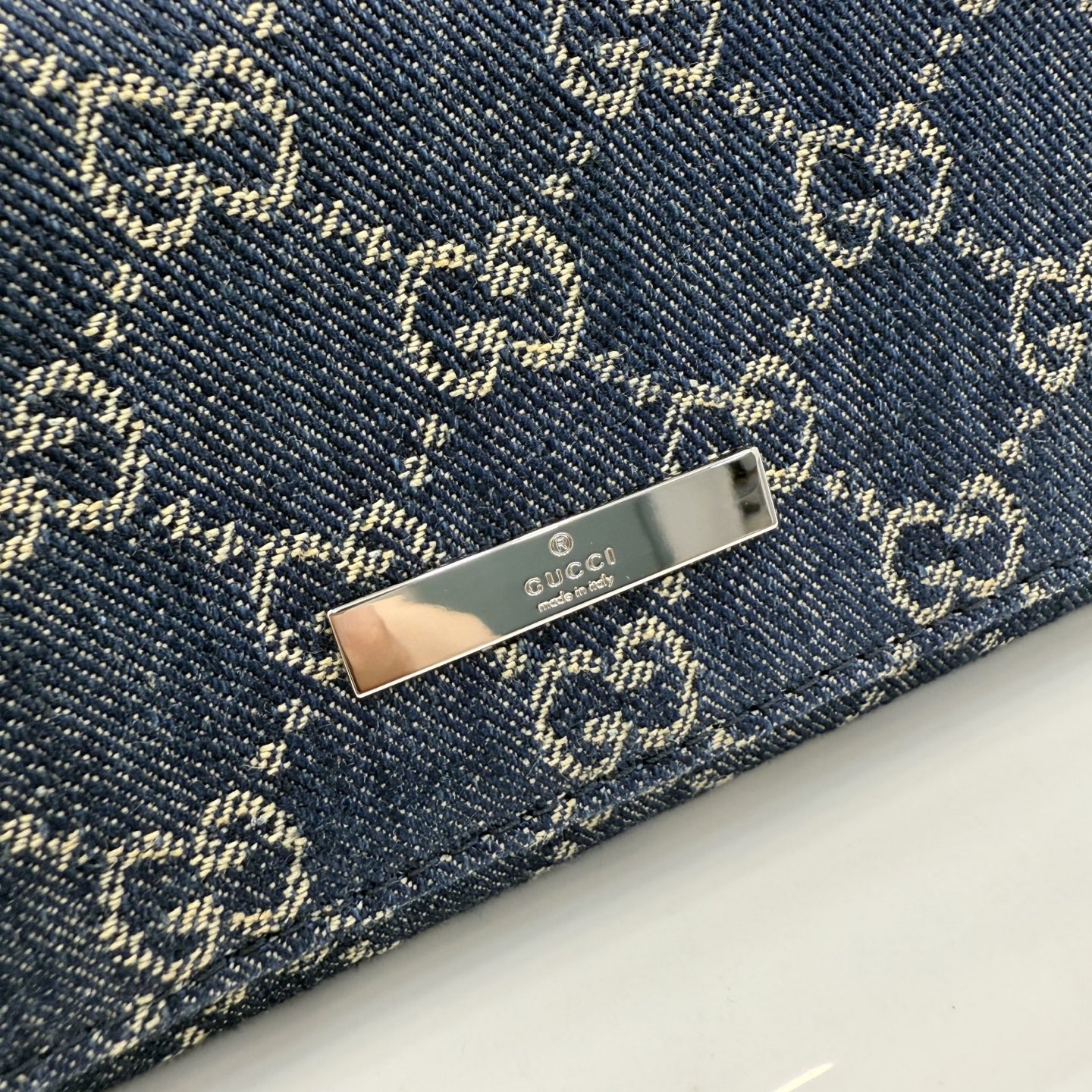 Gucci GG shoulder bag Blue GG denim crossbody everyday
