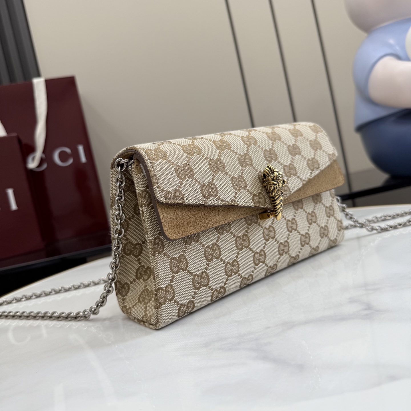 Портмоне Gucci с цепочкой