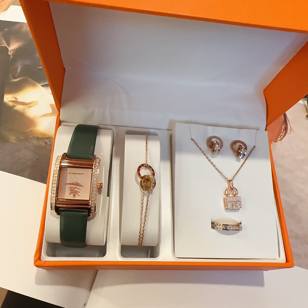 Burberry Titanium Steel Watch Sets: Exclusive Sale for Fashionable Women - 图片 5