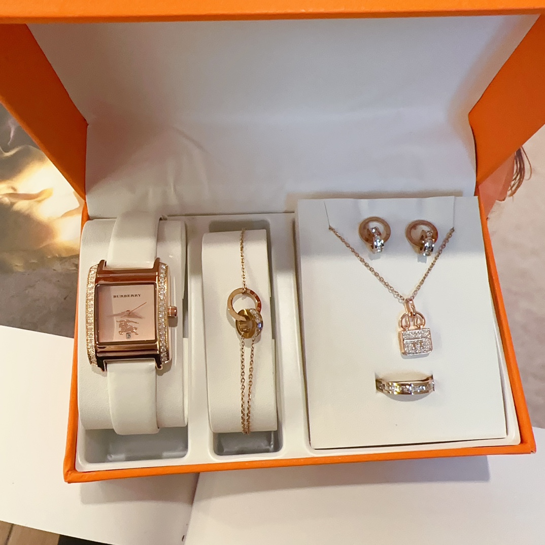 Burberry Titanium Steel Watch Sets: Exclusive Sale for Fashionable Women - 图片 6