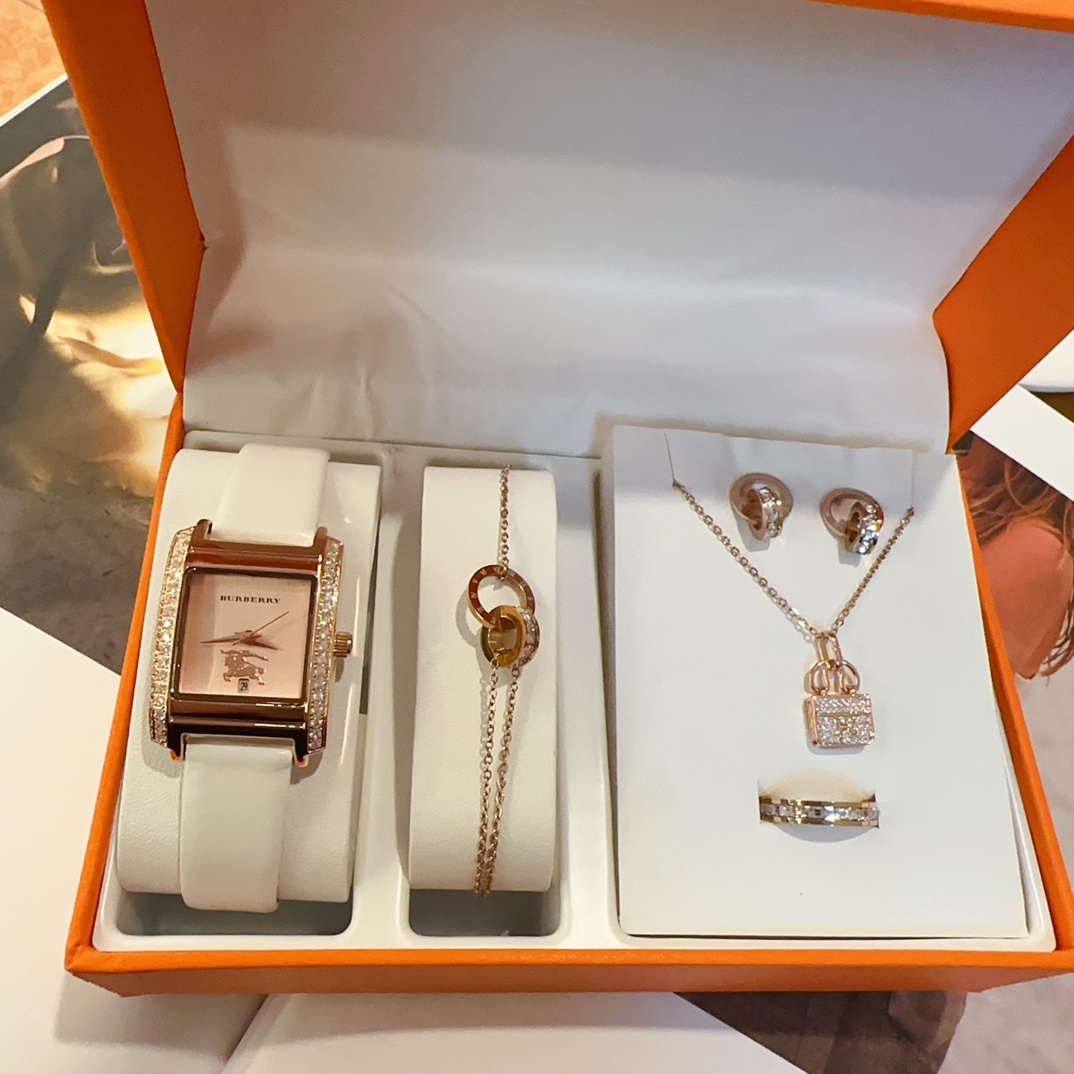 Burberry Titanium Steel Watch Sets: Exclusive Sale for Fashionable Women - 图片 3