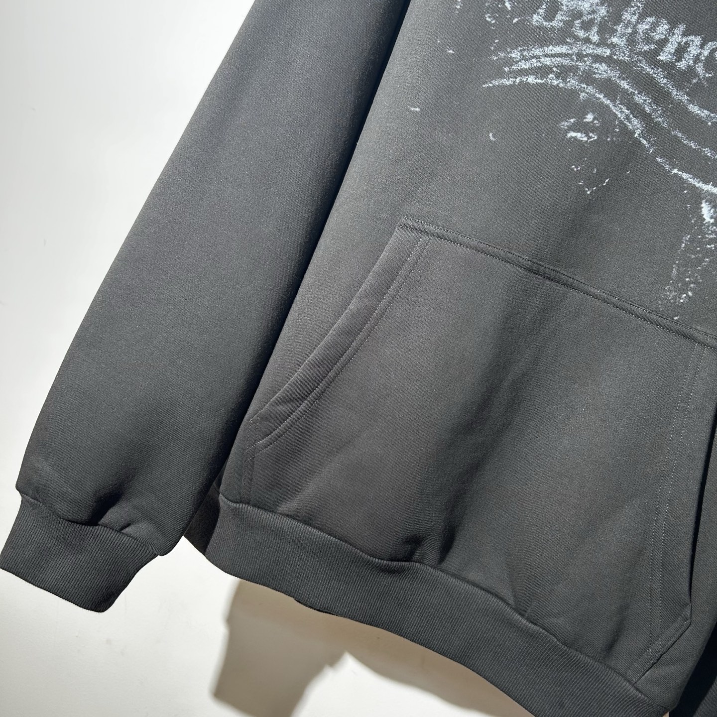Balenciaga Distressed Logo Black Hoodie Pullover Sweatshirt | Size S-XL 12 i1758360211069 3556 0 10