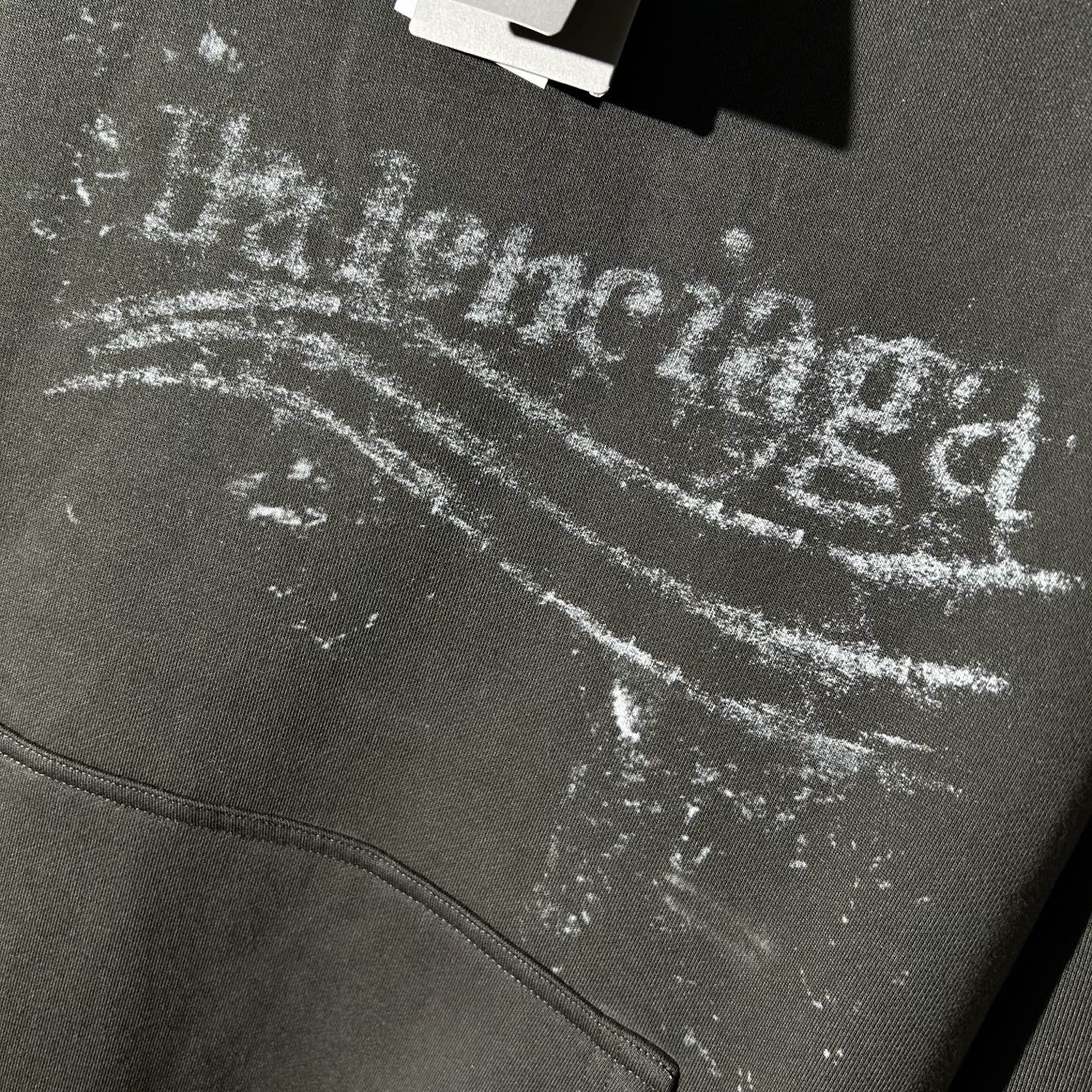 Balenciaga Distressed Logo Black Hoodie Pullover Sweatshirt | Size S-XL 10 i1758360211983 327 0 8
