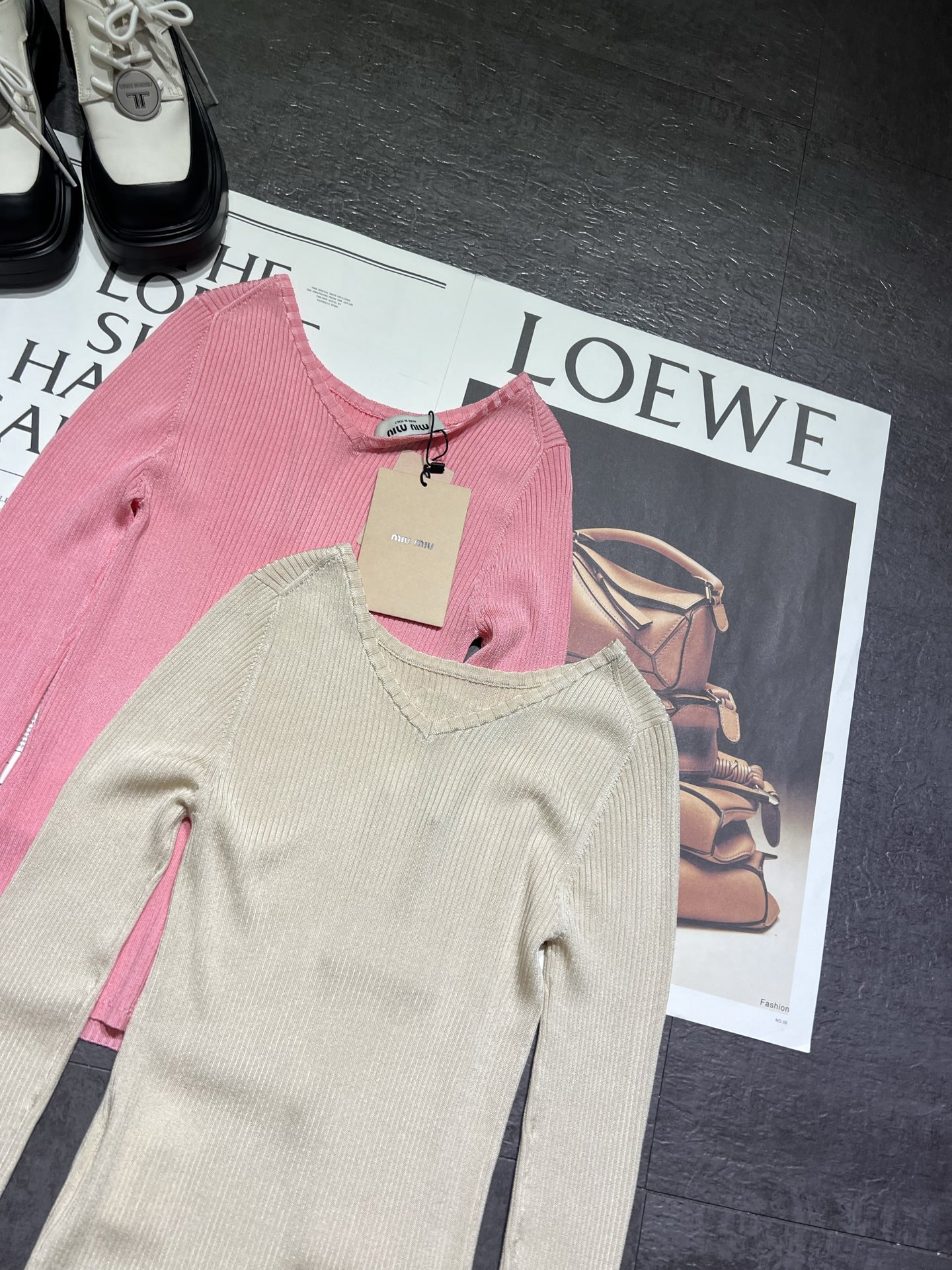 Miu Miu Pink Knit Top - Resort Collection, Soft Texture, Slim Fit 7 i1761037334506 6711 0 5