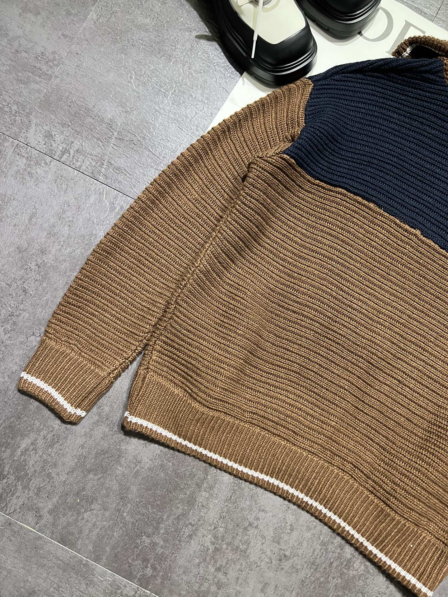 Miu Miu Inspired Knitted Cardigan - Striped Resort Style Knitwear 6 i1761717461090 4595 0 4