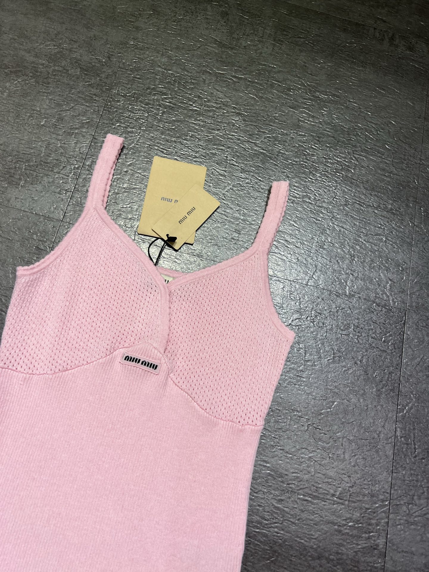 Топ женский Miu Miu розовый