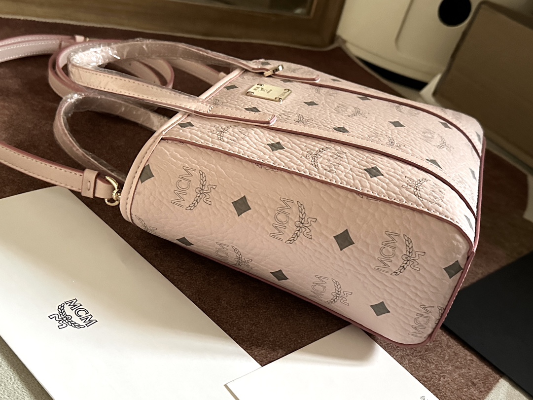 MCM MCM mini菜篮子AREN VISETOS拉链购物袋