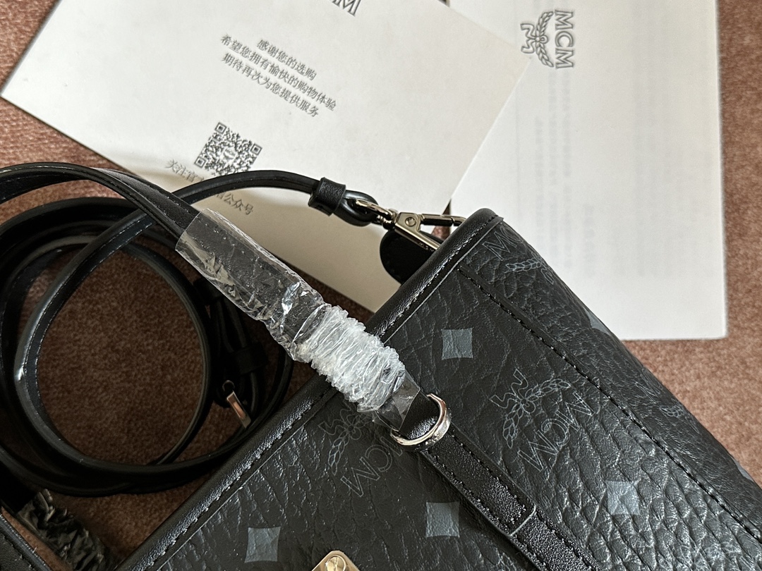 MCM MCM mini菜篮子AREN VISETOS拉链购物袋
