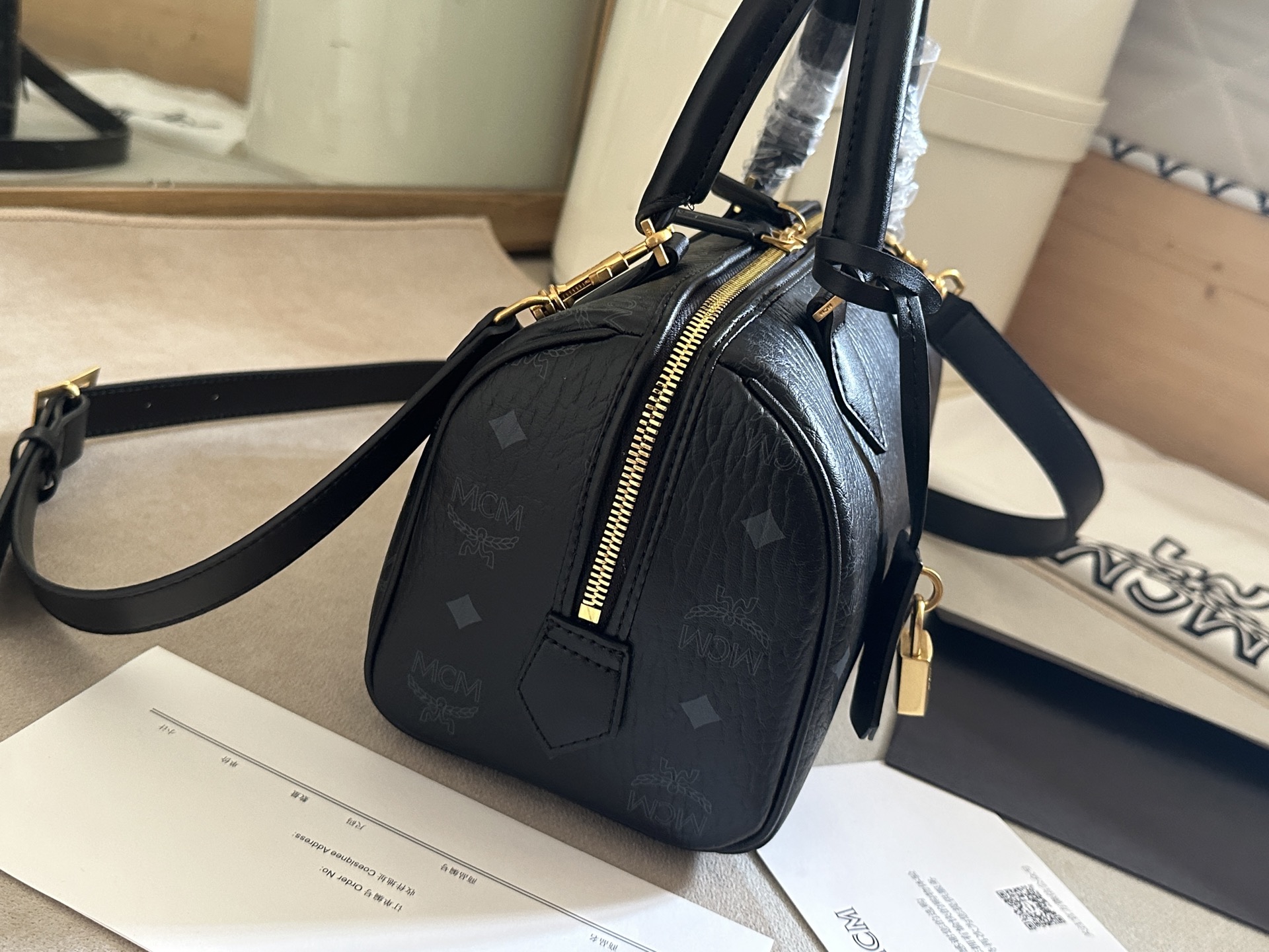 MCM ～ MCM 新款 Visetos波士顿包