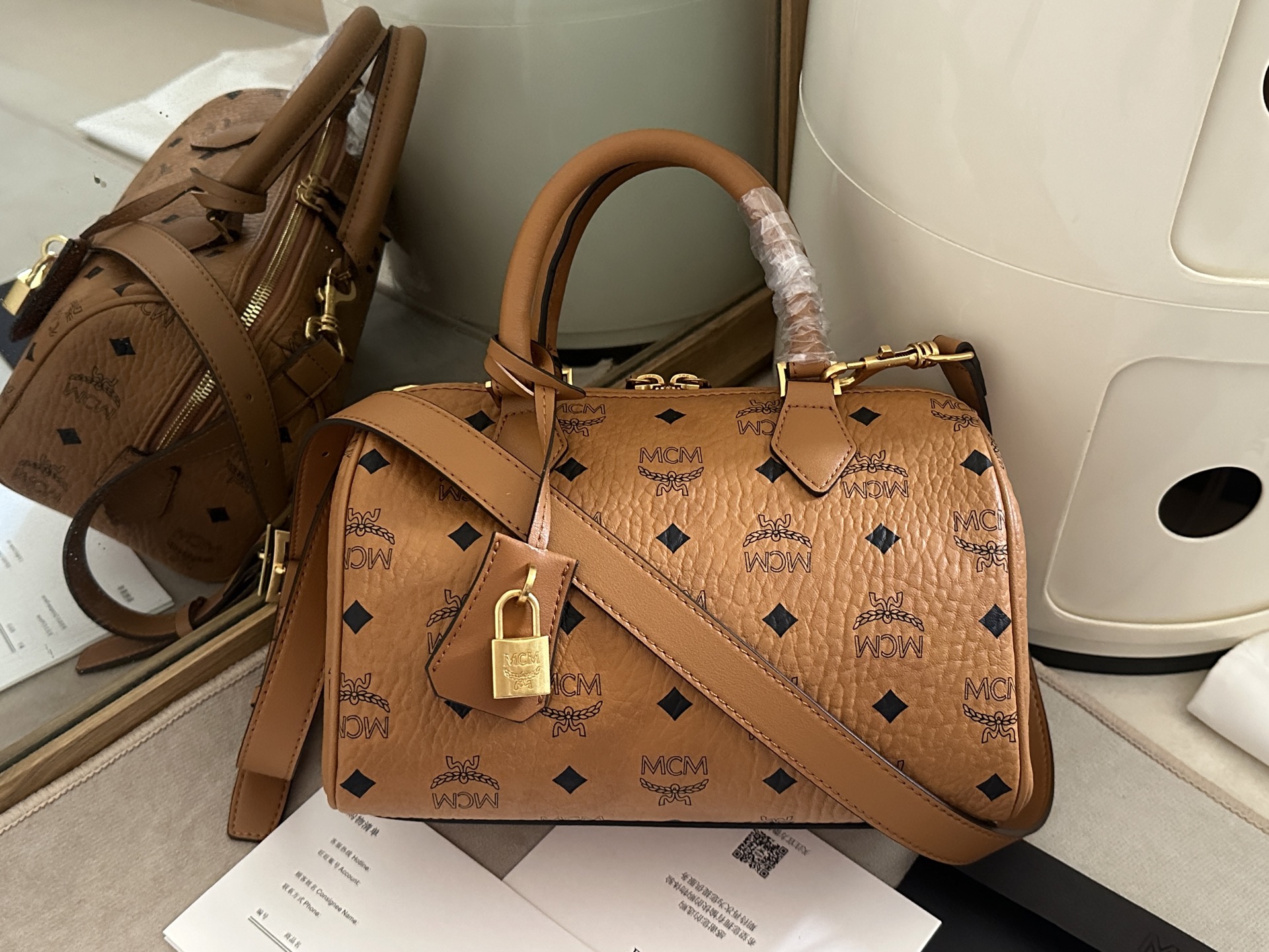 MCM ～ MCM 新款 Visetos波士顿包