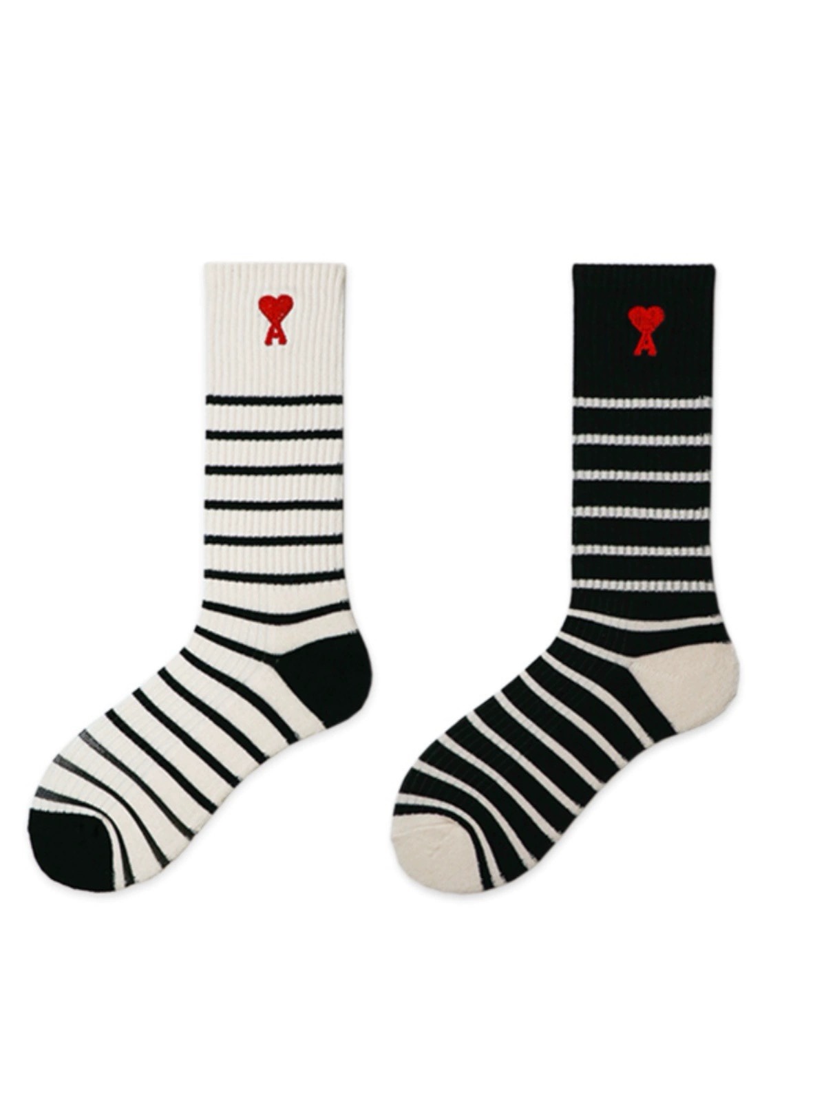 Mid-calf socks, presented in a three-pack set - Comprehensive 6