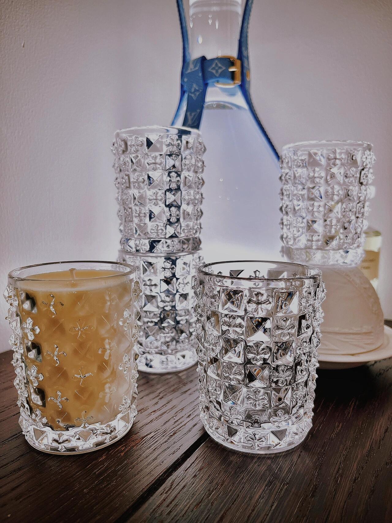 Candles can still be used as vases or wine glasses to continue burning - Home&Textlile 4