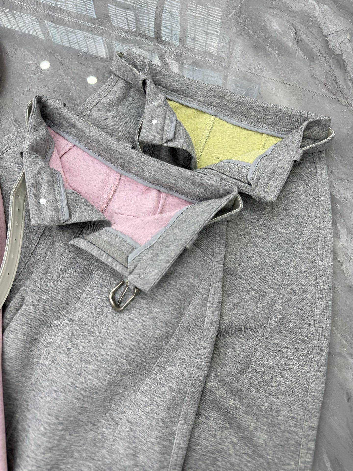 Reversible Hooded Sweatshirt Set: Stylish & Comfortable Street Style - Pink & Yellow 9 i1758528466045 4790 0 7