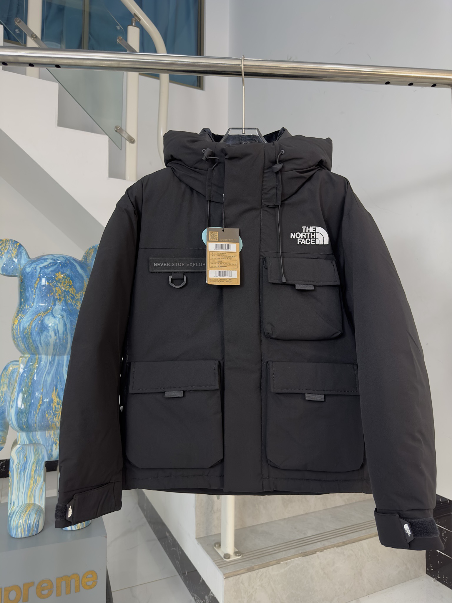 Ofrecemos
 The North Face Ropa Chaqueta de plumón Comprar 1: 1
 Beige Negro Gris Algodón Abajo Caucho Colección de invierno Casual