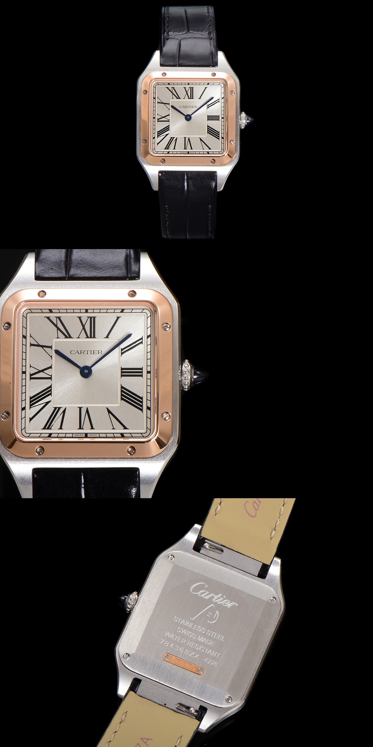 Cartier Santos Dumont Two-Tone Quartz Watch with Leather Band 2 a1724520508943 1821