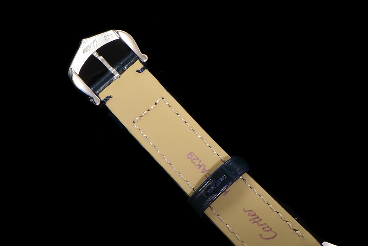 Cartier Santos Dumont Silver Dial Leather Strap Ladies Watch, Elegant & Classic 8 a1724520962413 2441
