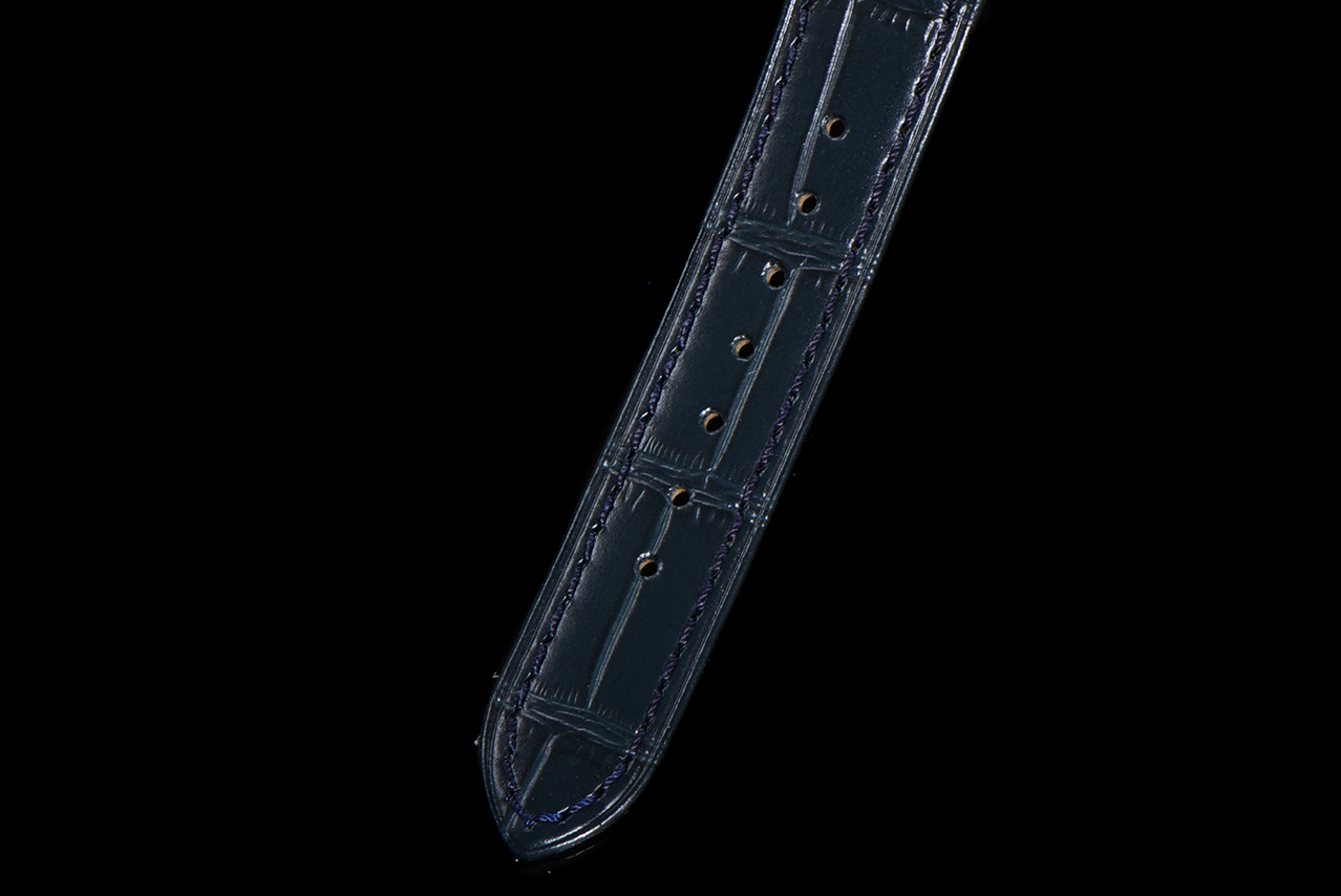 Cartier Santos Dumont Quartz Watch, Leather Strap, Silver Dial, Blue Hands 7 a1724521035597 2088