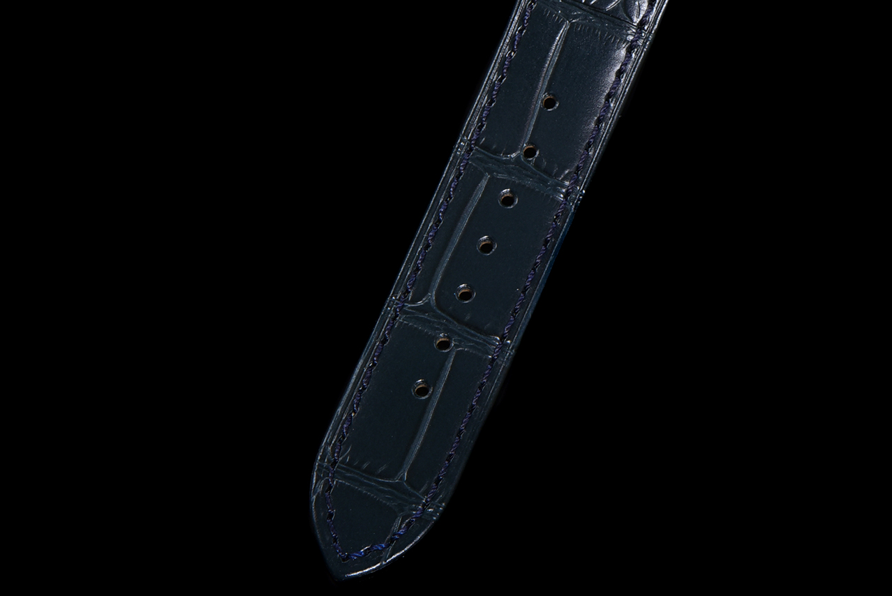 Cartier Santos Dumont Watch, Silver Dial, Blue Leather Strap, Stainless Steel 6 a1724521721663 7388