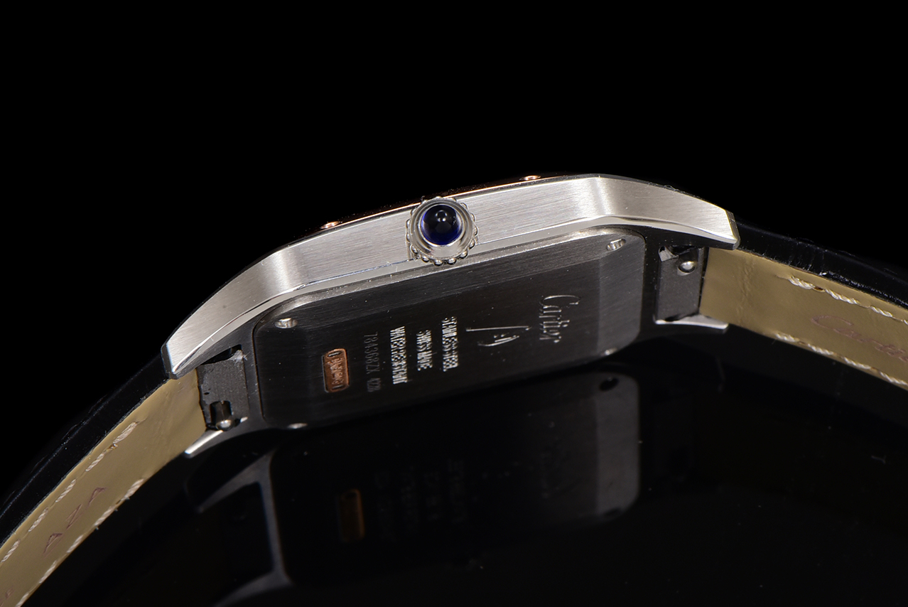 Cartier Santos Dumont Two-Tone Quartz Watch with Leather Band 6 a1724521972287 1548