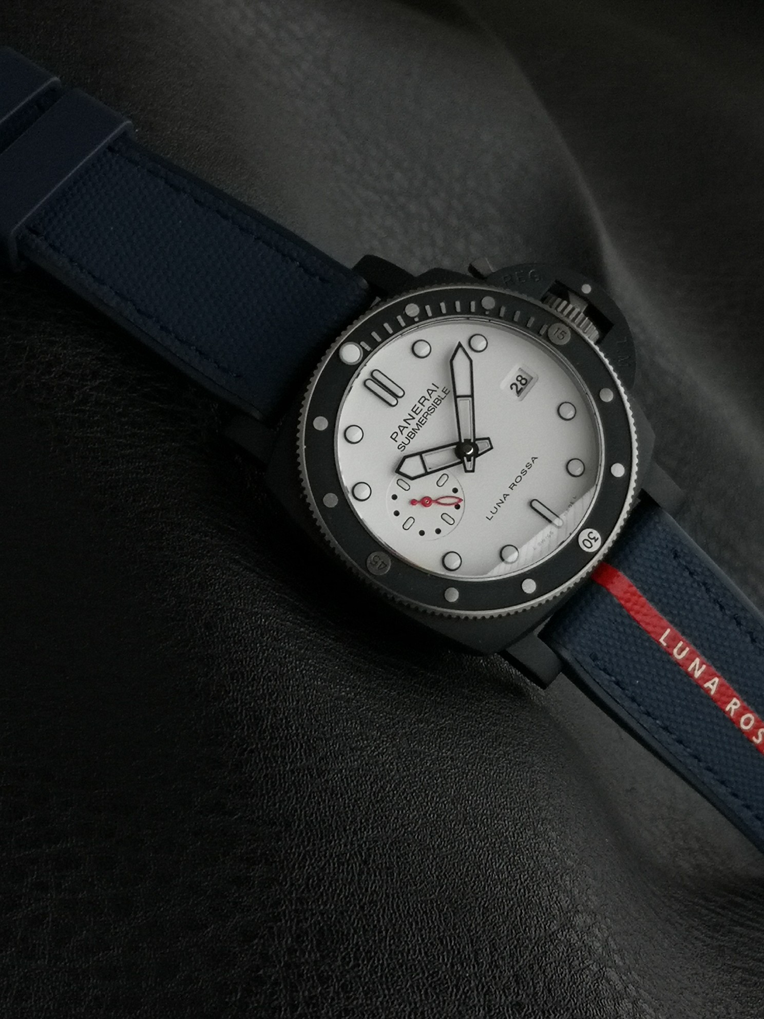 파네라이 서브머시블 PAM1543 블루 다이얼 한정판 자동 VS 공장 레플리카 43861 Panerai 이미지 4