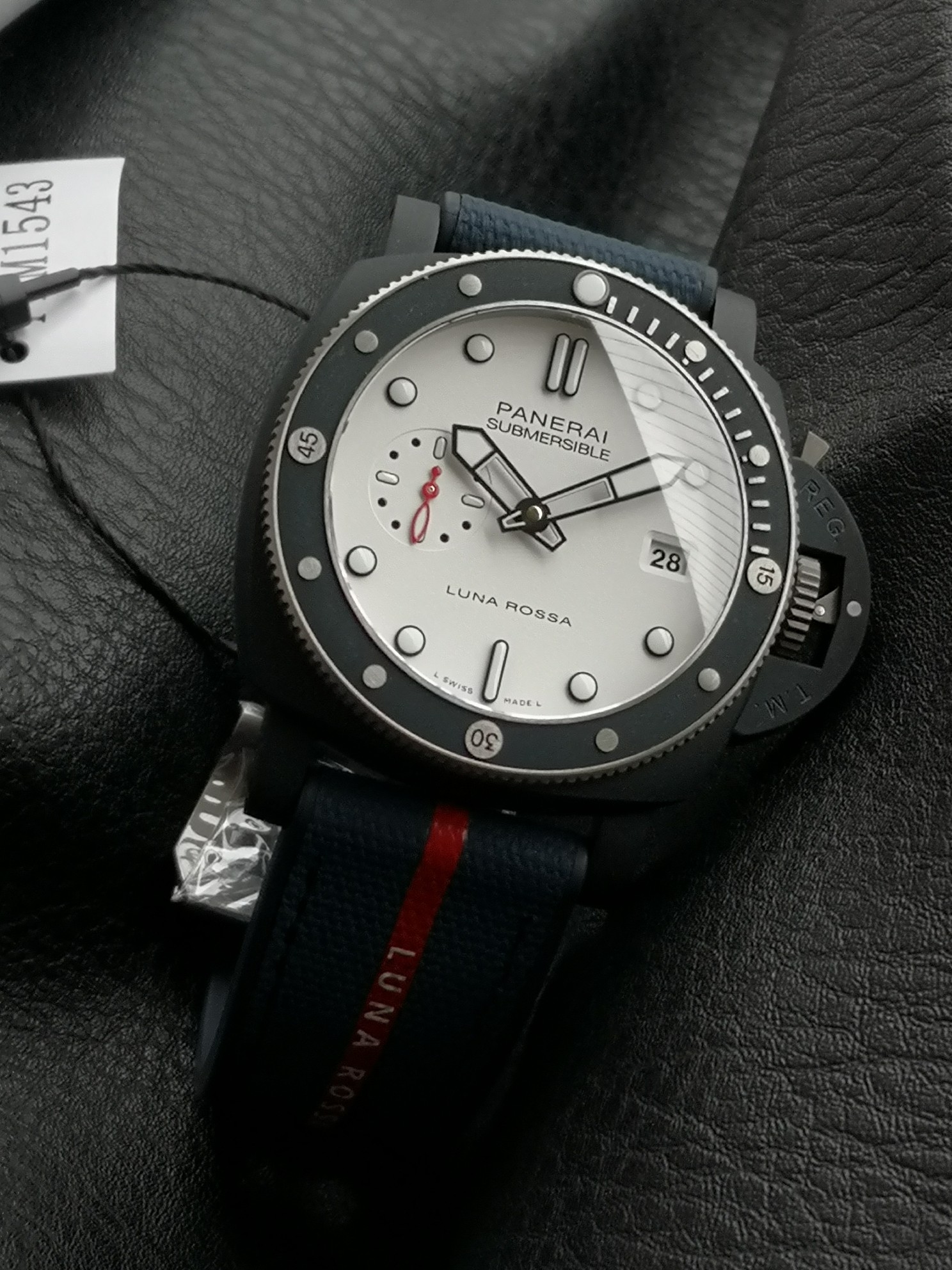 파네라이 서브머시블 PAM1543 블루 다이얼 한정판 자동 VS 공장 레플리카 43861 Panerai 이미지 3