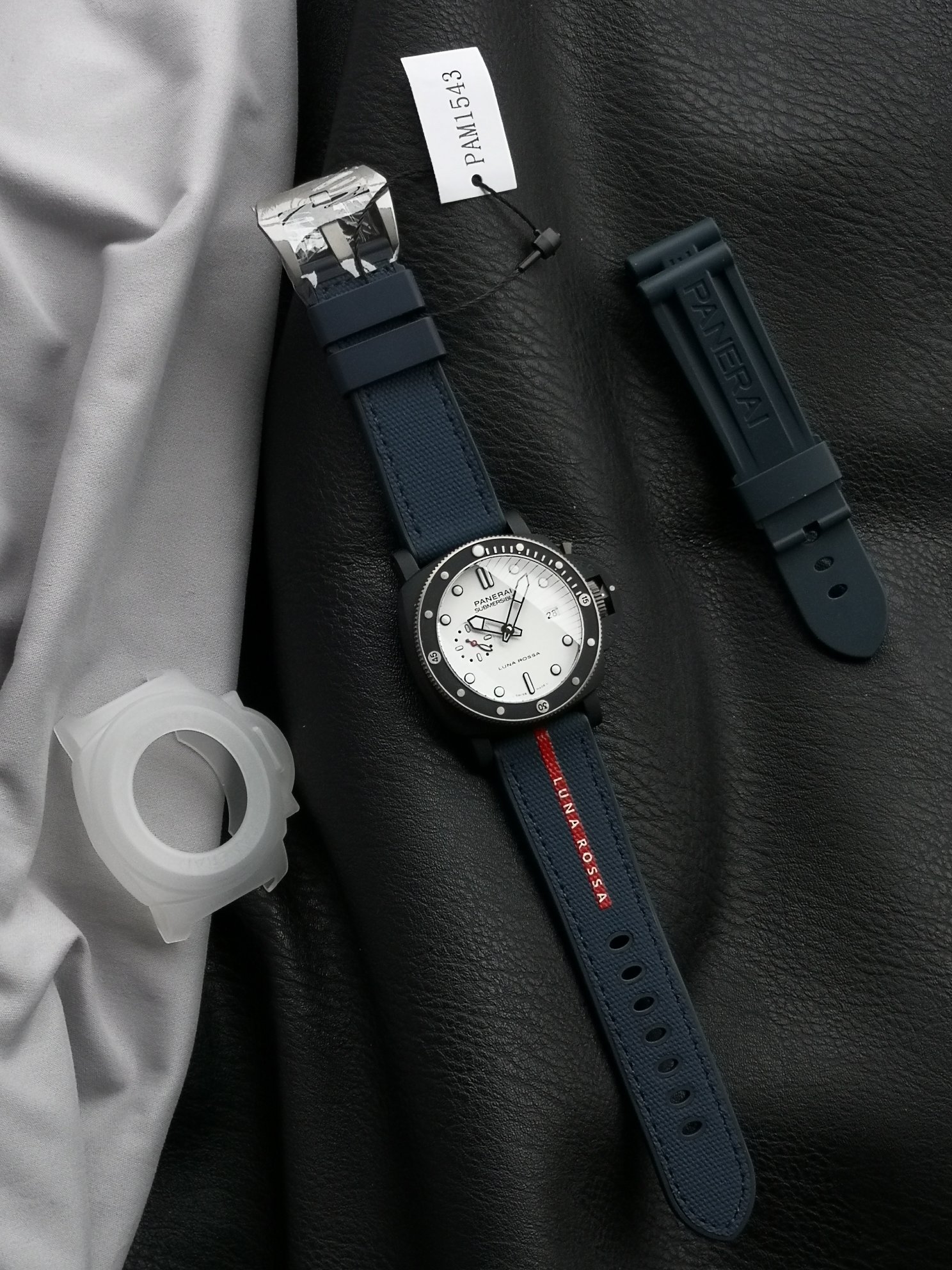 파네라이 서브머시블 PAM1543 블루 다이얼 한정판 자동 VS 공장 레플리카 43861 Panerai 이미지 5