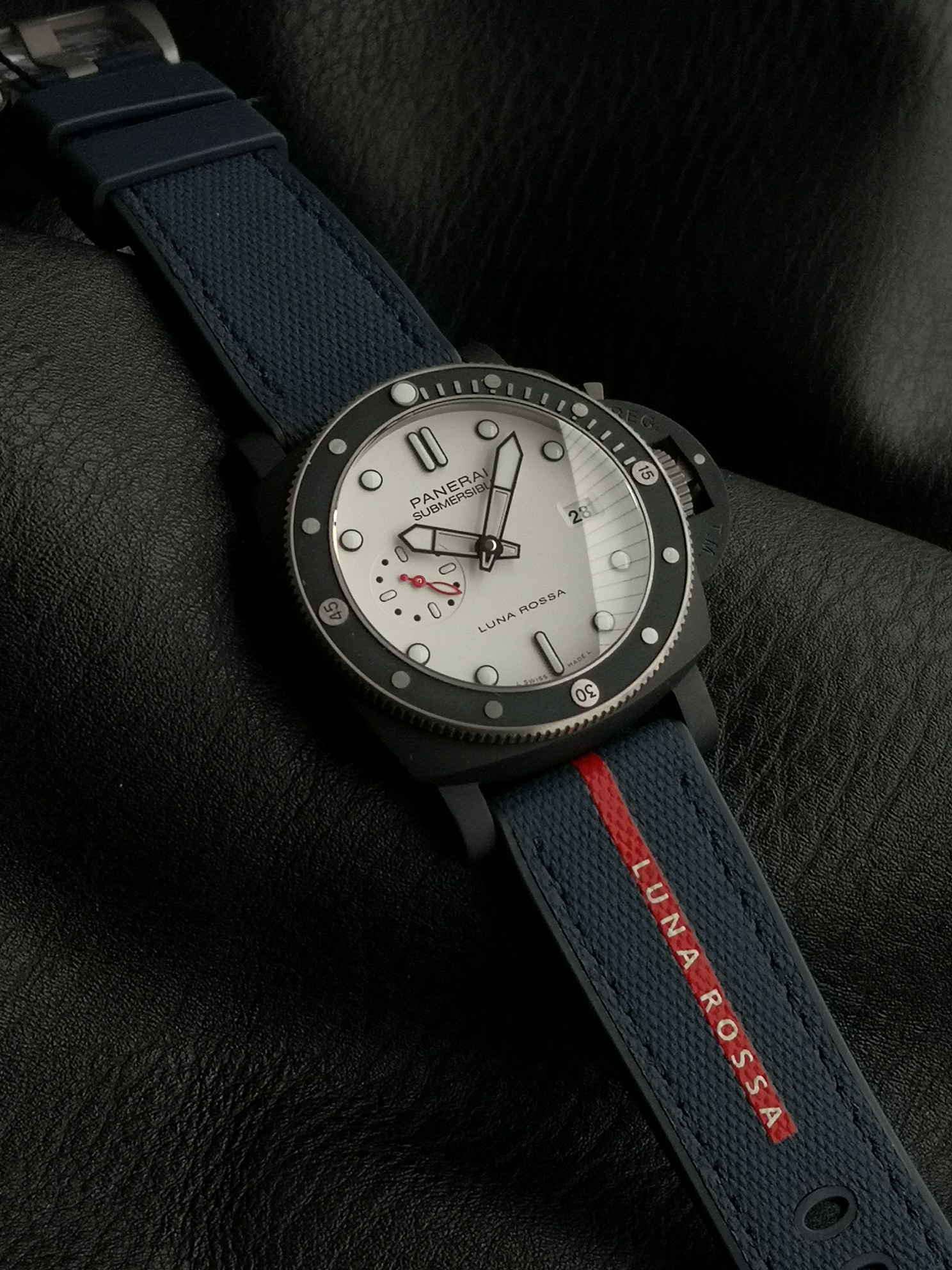 파네라이 서브머시블 PAM1543 블루 다이얼 한정판 자동 VS 공장 레플리카 43861 Panerai 이미지 6