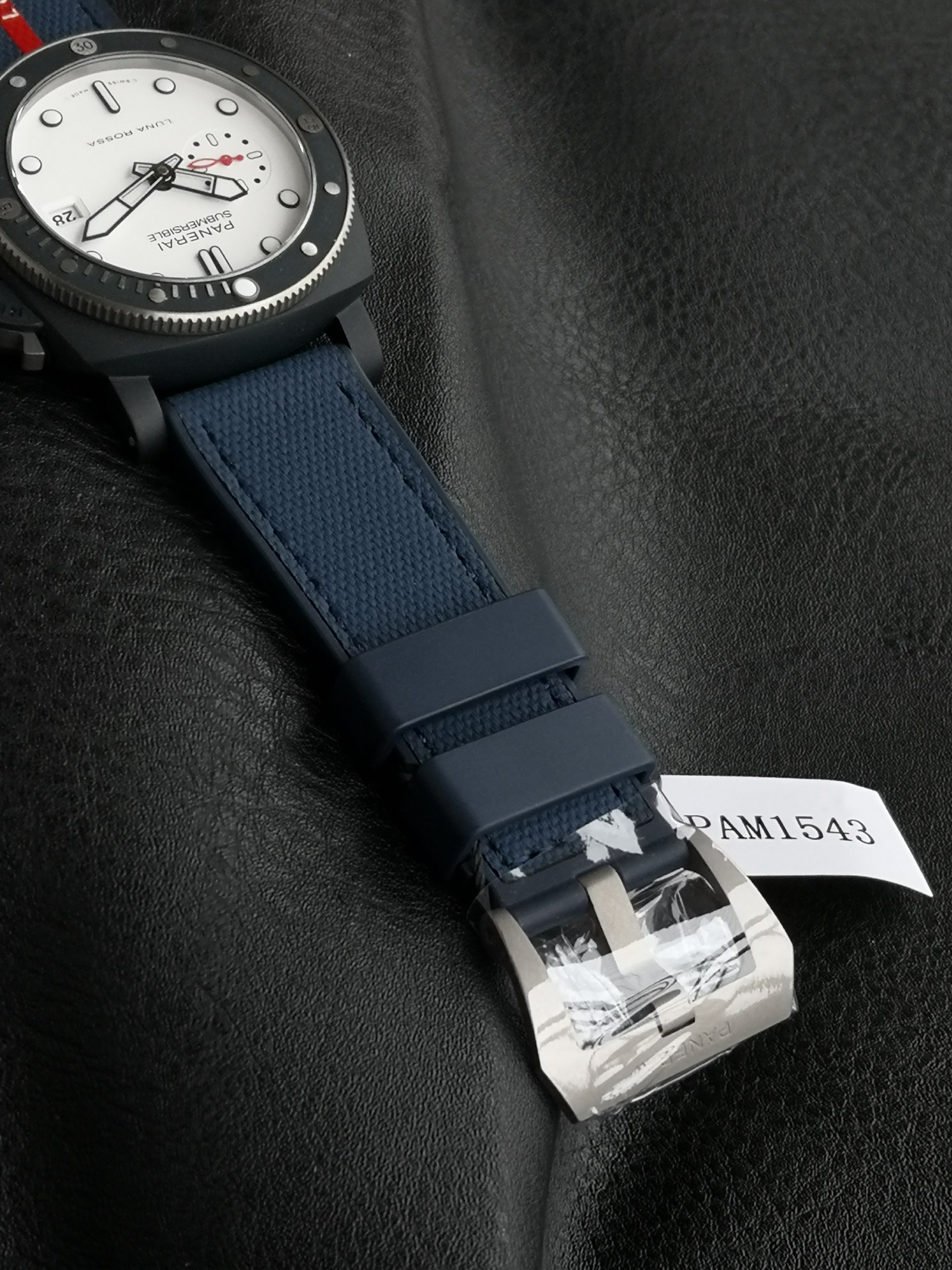 파네라이 서브머시블 PAM1543 블루 다이얼 한정판 자동 VS 공장 레플리카 43861 Panerai 이미지 8