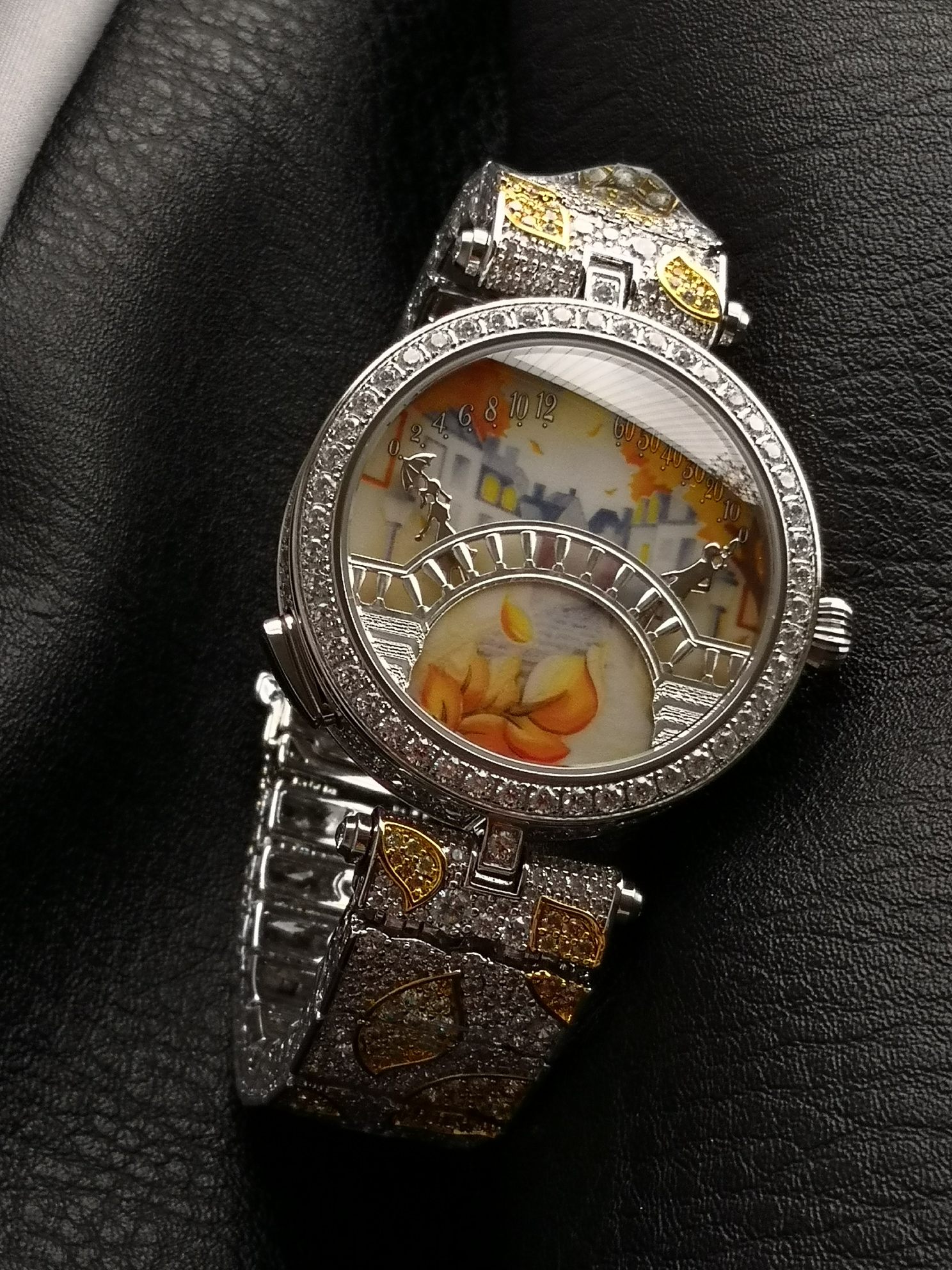 ‼️梵克雅宝 四季情人桥腕表
梵雅克宝-Van Cleef&Arpels✨诗意复杂能功系列:恋人之桥最浪的漫手表 瑞定士做石英机芯升级最新版 蓝宝石玻璃镜升面级:表直壳径约38mm:情人升桥级为~纯材钢料 1比1复刻,女孩是时男针孩是分针,时针分和针都是用高科技、技术做成的3D效果针.按一下七字位按钮🔘:会自动走三次来回:亲吻 巜三生三世》表达的你爱意。按三字位按钮一下:自己走到当时的时间后会发现恋人💑在悄悄地走到中间去接吻之后各自回到零点。还什等么,最佳物礼就它了💜梵克雅宝,这个充满诗意与浪漫的品牌,一直致力于向爱情致敬。他们的情人桥手表,以其独特的设计和精湛的工艺,成为了许多时尚名媛的心头好。
这款手表的设计灵感来源于情人桥,寓意着爱情的永恒与美好。它采用了逆跳的钟表技术,巧妙地表达了恋人之间的柔情蜜意和缱绻缠绵。表盘以春夏秋冬为主题,色彩绚丽,诗意盎然,仿佛在诉说着每一个季节的爱情故事。
无论是春夏的明媚阳光,还是秋冬的落叶飘零,这款手表都能以一种独特而诗意的方式引导你度过每一天。它的颜值之高,简直让人惊叹不已,简直是美爆了的艺术品。
梵克雅宝希望通过这款手表,向所有有情人传递美好的祝福:愿你们拥有美好的爱情,生活灿烂,幸福直到永久。🥰
