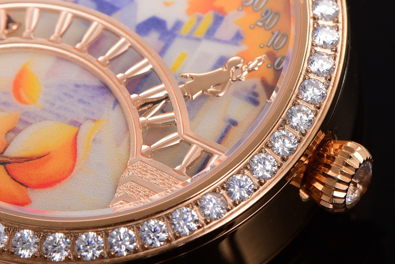 梵克雅宝 🌐四季情人桥腕表
💜梵雅克宝-Van Cleef&Arpels✨诗意复杂能功系列:恋人之桥最浪的漫手表 瑞定士做石英机芯升级最新版 蓝宝石玻璃镜升面级:表直壳径约38mm:情人升桥级为~纯材钢料 1比1复刻,女孩是时男针孩是分针,时针分和针都是用高科技、技术做成的3D效果针.按一下七字位按钮🔘:会自动走三次来回:亲吻 巜三生三世》表达的你爱意。按三字位按钮一下:自己走到当时的时间后会发现恋人💑在悄悄地走到中间去接吻之后各自回到零点。还什等么,最佳物礼就它了💜梵克雅宝,这个充满诗意与浪漫的品牌,一直致力于向爱情致敬。他们的情人桥手表,以其独特的设计和精湛的工艺,成为了许多时尚名媛的心头好。
这款手表的设计灵感来源于情人桥,寓意着爱情的永恒与美好。它采用了逆跳的钟表技术,巧妙地表达了恋人之间的柔情蜜意和缱绻缠绵。表盘以春夏秋冬为主题,色彩绚丽,诗意盎然,仿佛在诉说着每一个季节的爱情故事。
无论是春夏的明媚阳光,还是秋冬的落叶飘零,这款手表都能以一种独特而诗意的方式引导你度过每一天。它的颜值之高,简直让人惊叹不已,简直是美爆了的艺术品。
梵克雅宝希望通过这款手表,向所有有情人传递美好的祝福:愿你们拥有美好的爱情,生活灿烂,幸福直到永久🌐
