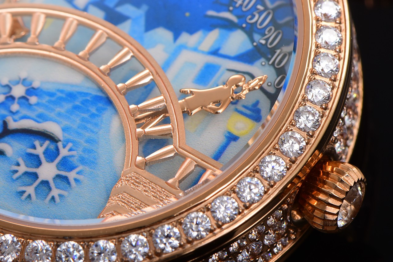 梵克雅宝 🌐四季情人桥腕表
💜梵雅克宝-Van Cleef&Arpels✨诗意复杂能功系列:恋人之桥最浪的漫手表 瑞定士做石英机芯升级最新版 蓝宝石玻璃镜升面级:表直壳径约38mm:情人升桥级为~纯材钢料 1比1复刻,女孩是时男针孩是分针,时针分和针都是用高科技、技术做成的3D效果针.按一下七字位按钮🔘:会自动走三次来回:亲吻 巜三生三世》表达的你爱意。按三字位按钮一下:自己走到当时的时间后会发现恋人💑在悄悄地走到中间去接吻之后各自回到零点。还什等么,最佳物礼就它了💜梵克雅宝,这个充满诗意与浪漫的品牌,一直致力于向爱情致敬。他们的情人桥手表,以其独特的设计和精湛的工艺,成为了许多时尚名媛的心头好。
这款手表的设计灵感来源于情人桥,寓意着爱情的永恒与美好。它采用了逆跳的钟表技术,巧妙地表达了恋人之间的柔情蜜意和缱绻缠绵。表盘以春夏秋冬为主题,色彩绚丽,诗意盎然,仿佛在诉说着每一个季节的爱情故事。
无论是春夏的明媚阳光,还是秋冬的落叶飘零,这款手表都能以一种独特而诗意的方式引导你度过每一天。它的颜值之高,简直让人惊叹不已,简直是美爆了的艺术品。
梵克雅宝希望通过这款手表,向所有有情人传递美好的祝福:愿你们拥有美好的爱情,生活灿烂,幸福直到永久🌐