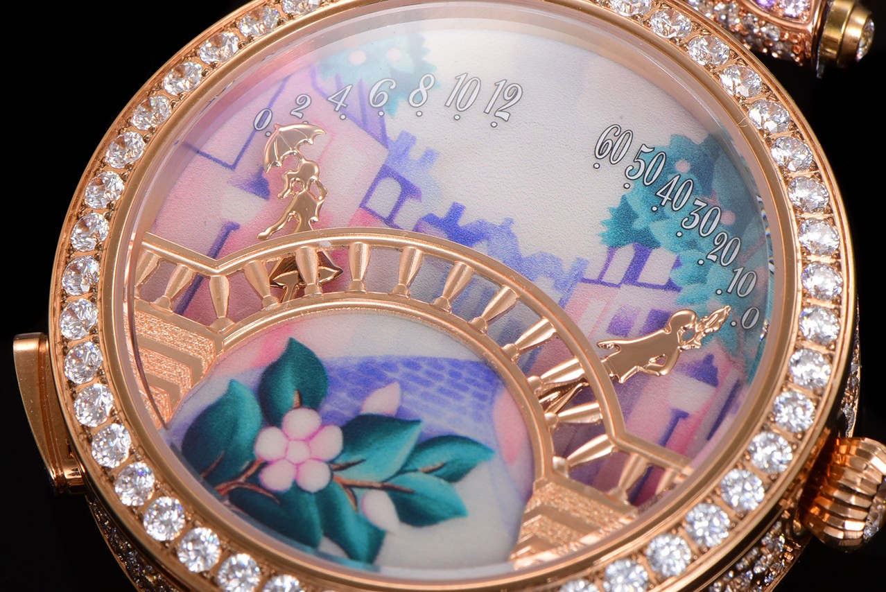 梵克雅宝 🌐四季情人桥腕表
💜梵雅克宝-Van Cleef&Arpels✨诗意复杂能功系列:恋人之桥最浪的漫手表 瑞定士做石英机芯升级最新版 蓝宝石玻璃镜升面级:表直壳径约38mm:情人升桥级为~纯材钢料 1比1复刻,女孩是时男针孩是分针,时针分和针都是用高科技、技术做成的3D效果针.按一下七字位按钮🔘:会自动走三次来回:亲吻 巜三生三世》表达的你爱意。按三字位按钮一下:自己走到当时的时间后会发现恋人💑在悄悄地走到中间去接吻之后各自回到零点。还什等么,最佳物礼就它了💜梵克雅宝,这个充满诗意与浪漫的品牌,一直致力于向爱情致敬。他们的情人桥手表,以其独特的设计和精湛的工艺,成为了许多时尚名媛的心头好。
这款手表的设计灵感来源于情人桥,寓意着爱情的永恒与美好。它采用了逆跳的钟表技术,巧妙地表达了恋人之间的柔情蜜意和缱绻缠绵。表盘以春夏秋冬为主题,色彩绚丽,诗意盎然,仿佛在诉说着每一个季节的爱情故事。
无论是春夏的明媚阳光,还是秋冬的落叶飘零,这款手表都能以一种独特而诗意的方式引导你度过每一天。它的颜值之高,简直让人惊叹不已,简直是美爆了的艺术品。
梵克雅宝希望通过这款手表,向所有有情人传递美好的祝福:愿你们拥有美好的爱情,生活灿烂,幸福直到永久🌐