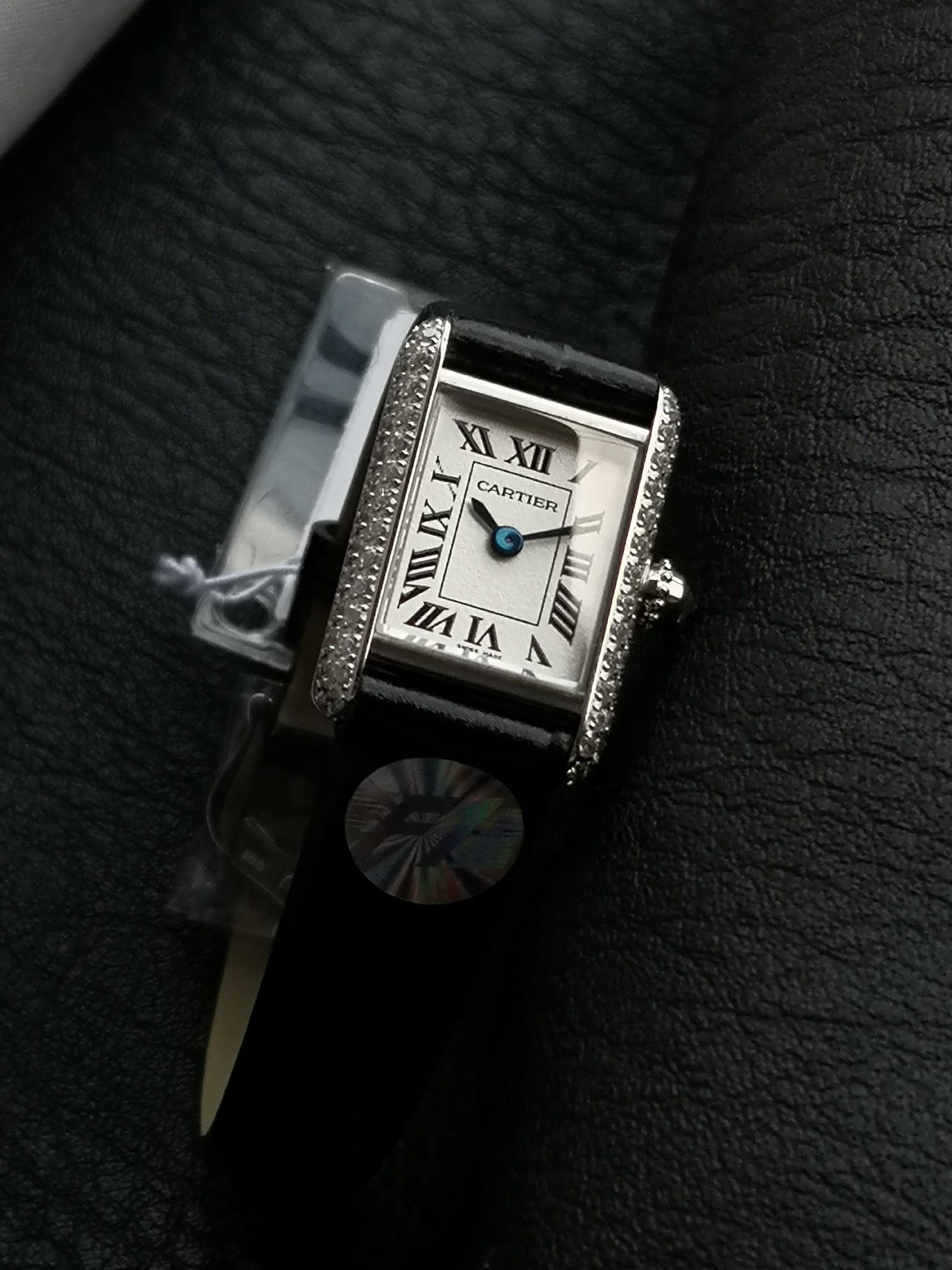 Cartier Tank Louis Mini Diamond Bezel Ladies Watch with Leather Strap 3 a1749996268571 1718