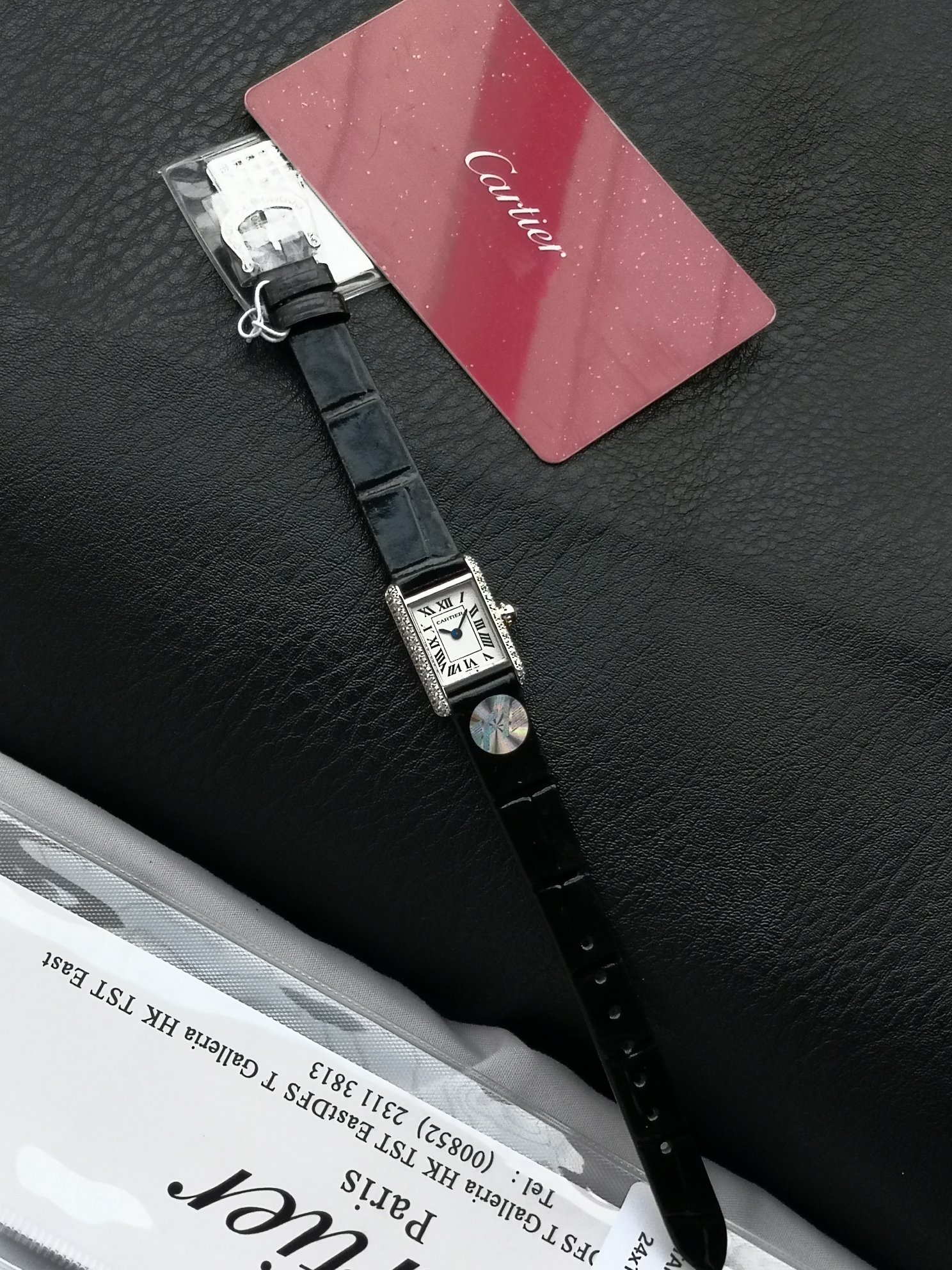 Cartier Tank Louis Mini Diamond Bezel Ladies Watch with Leather Strap 5 a1749996269073 7241