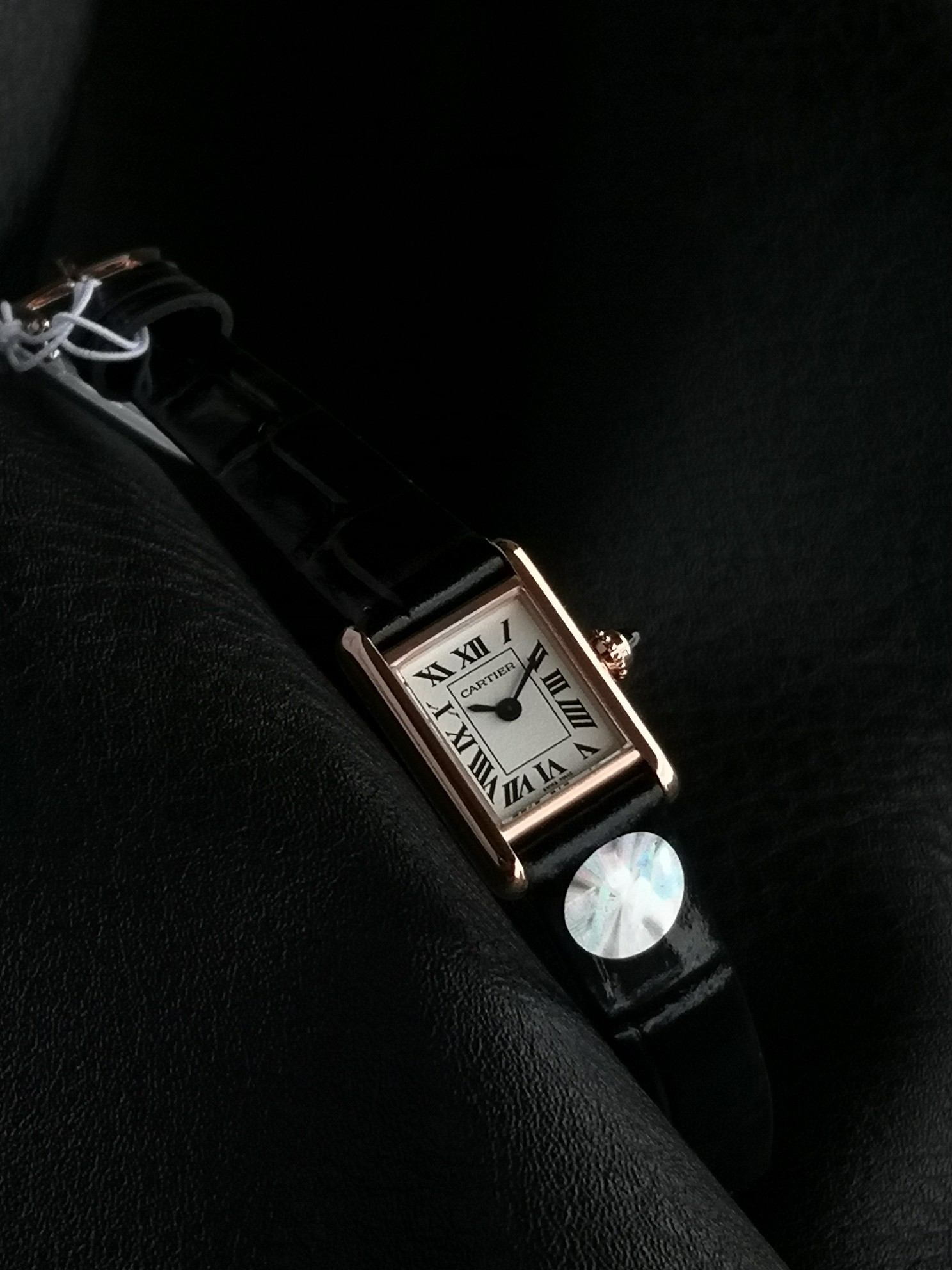 Cartier Tank Louis Mini Watch - Gold Case, Black Leather Strap 5 a1749996333600 4808