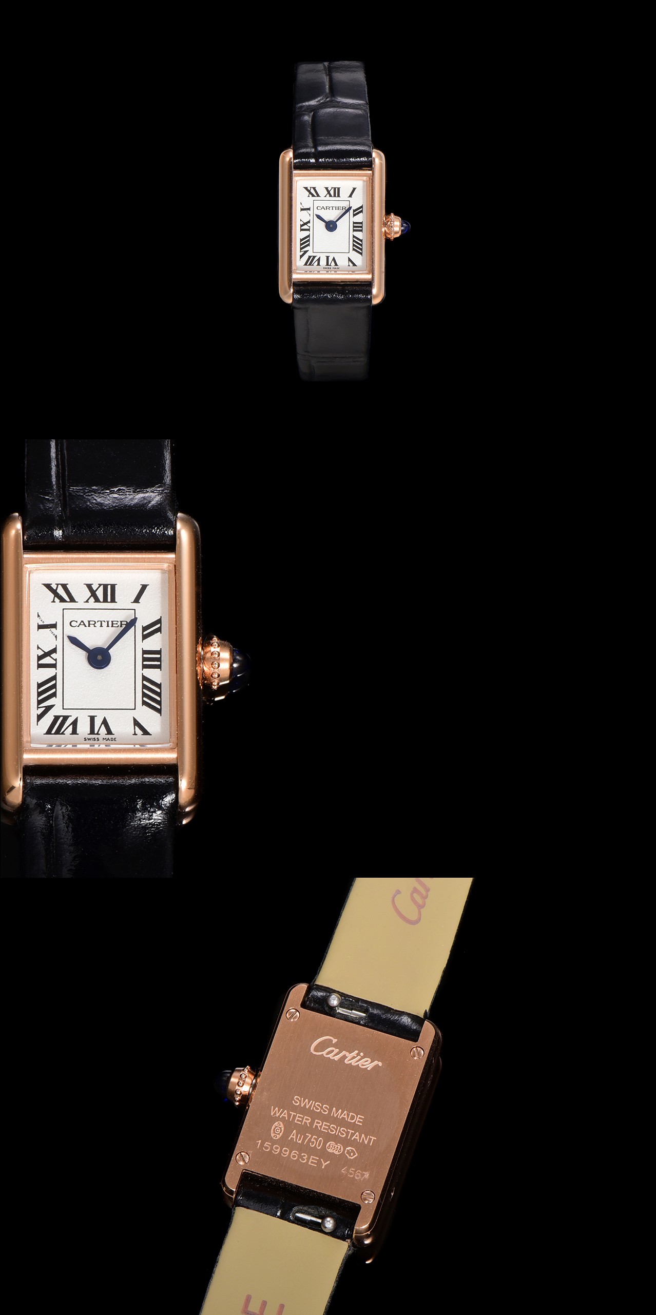 Cartier Tank Louis Mini Watch - Stainless Steel, Diamonds, Alligator Leather 5 a1750098852324 4173