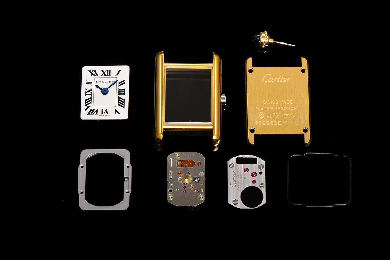 Cartier Tank Louis Mini Watch - Gold Case with Black Leather Strap 8 a1750099354033 3366