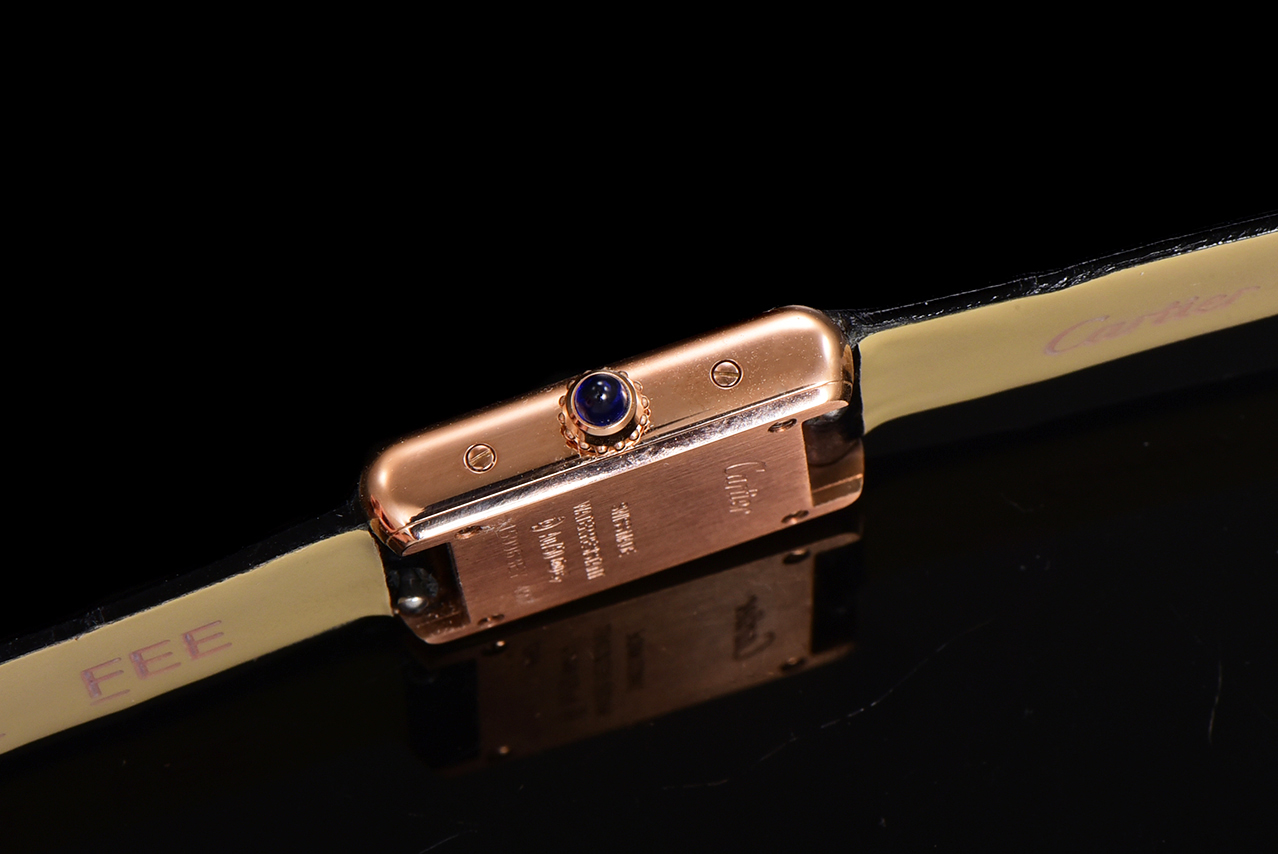 Cartier Tank Louis Mini Watch - Gold Case, Leather Strap, Sapphire Crown 7 a1750099580997 4645