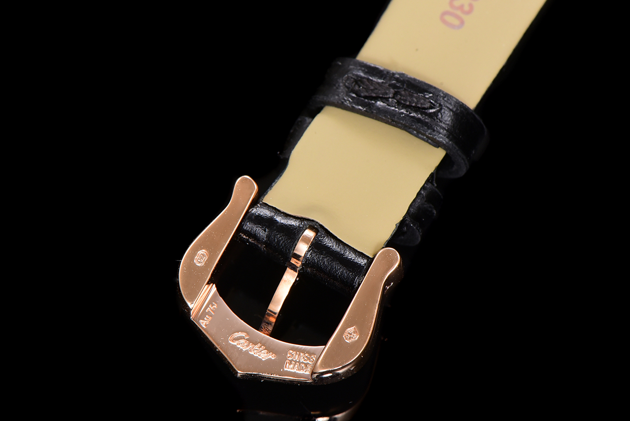 Cartier Tank Louis Mini Watch - Gold Case, Leather Strap, Sapphire Crown 8 a1750099580998 0273
