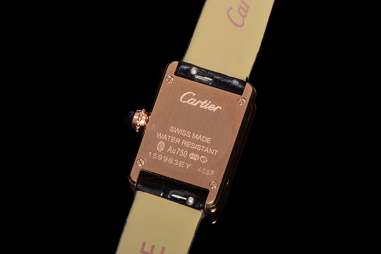 Cartier Tank Louis Mini Watch - Gold Case, Leather Strap, Sapphire Crown 9 a1750099581003 7842