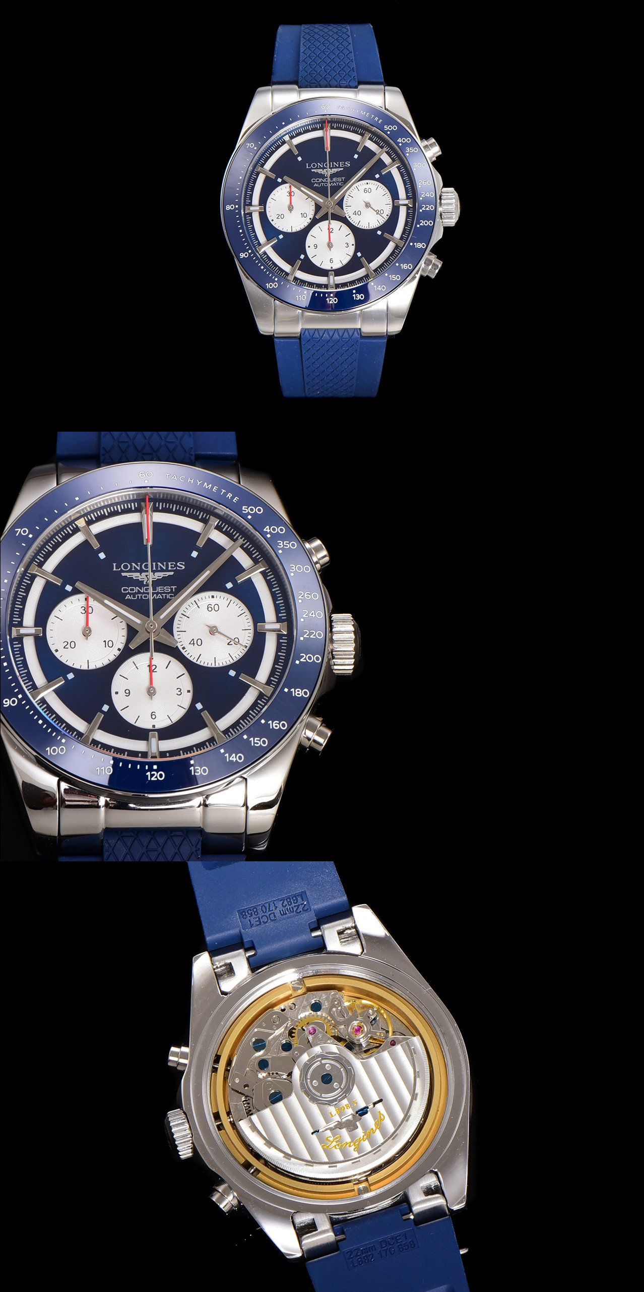 【新品】浪琴 LONGINES-浪琴 康卡斯 悦动凭借其独特的设计,实用的功能和舒适的佩戴体验,成为了一款备受推崇的精品时计。
1⃣️字面是独特的🐼“熊猫眼”主要有“黑白”“深海蓝”“远山绿”“香槟金”的多款经典搭配款色和三眼计时盘还加上黑色时尚陶瓷圈。 康卡斯系列
2⃣️成为时尚又复古的多功能计时机腕表 7750改原装L398.5自动上弦机芯。
3⃣️ 表盘直径42mm,防水深度100m日常用水轻松解决,无论是搭配休闲装还是正装,都能展现出佩戴者独特的品味和个性魅力,整体上手高级感满满。
4⃣️彭于晏余文乐同款