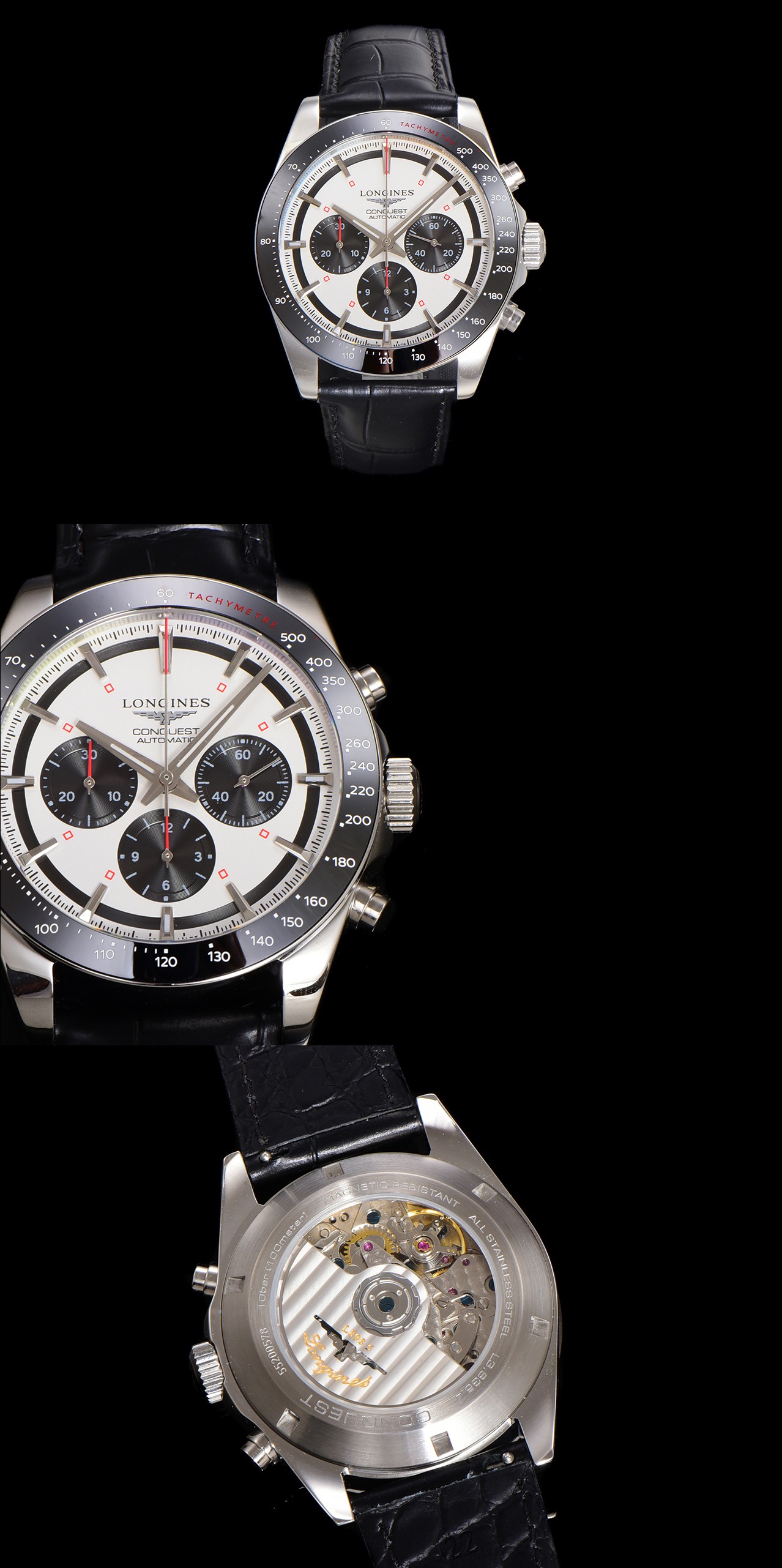 【新品】浪琴 LONGINES-浪琴 康卡斯 悦动凭借其独特的设计,实用的功能和舒适的佩戴体验,成为了一款备受推崇的精品时计。
1⃣️字面是独特的🐼“熊猫眼”主要有“黑白”“深海蓝”“远山绿”“香槟金”的多款经典搭配款色和三眼计时盘还加上黑色时尚陶瓷圈。 康卡斯系列
2⃣️成为时尚又复古的多功能计时机腕表 7750改原装L398.5自动上弦机芯。
3⃣️ 表盘直径42mm,防水深度100m日常用水轻松解决,无论是搭配休闲装还是正装,都能展现出佩戴者独特的品味和个性魅力,整体上手高级感满满。
4⃣️彭于晏余文乐同款