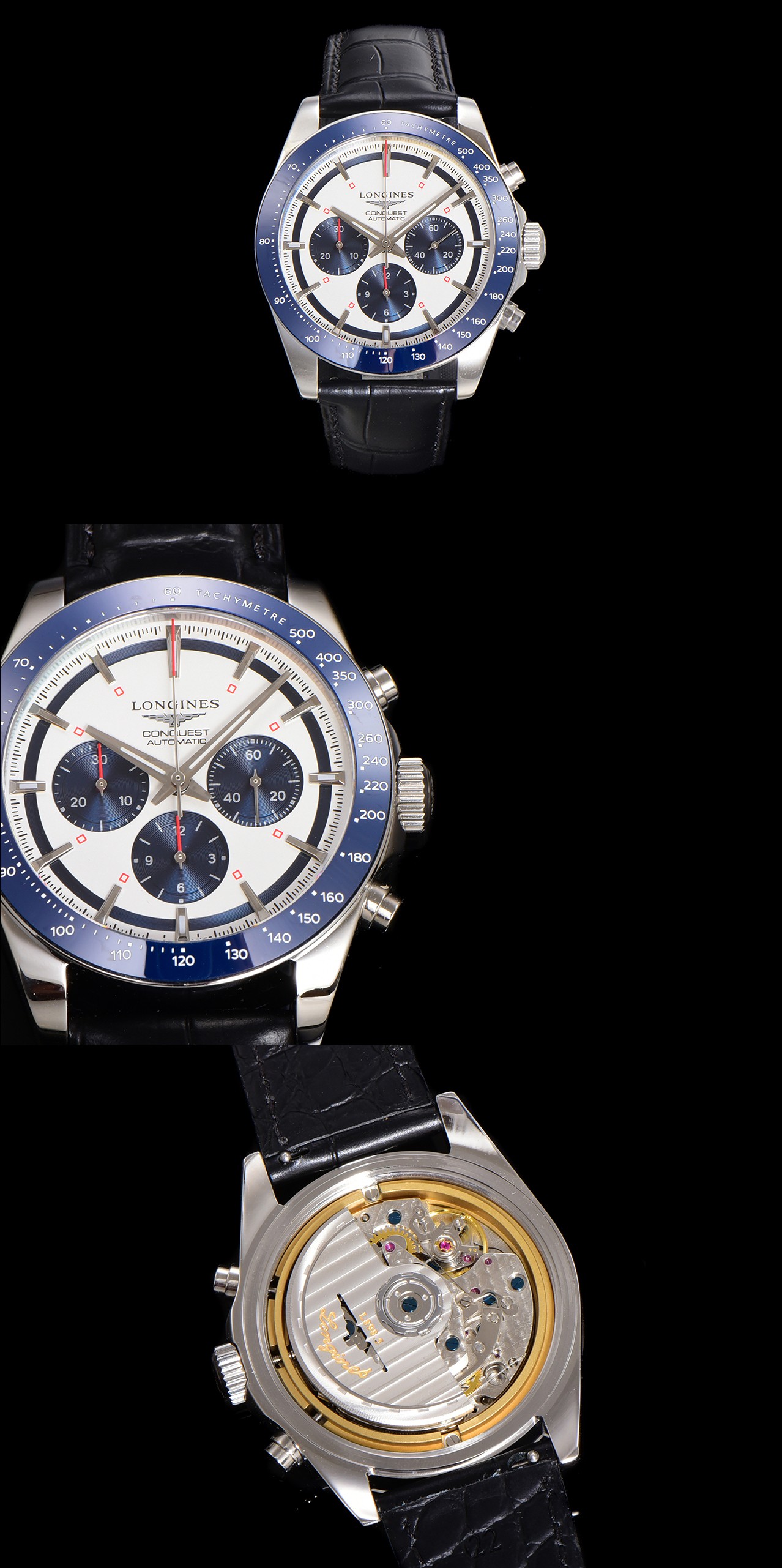 【新品】浪琴 LONGINES-浪琴 康卡斯 悦动凭借其独特的设计,实用的功能和舒适的佩戴体验,成为了一款备受推崇的精品时计。
1⃣️字面是独特的🐼“熊猫眼”主要有“黑白”“深海蓝”“远山绿”“香槟金”的多款经典搭配款色和三眼计时盘还加上黑色时尚陶瓷圈。 康卡斯系列
2⃣️成为时尚又复古的多功能计时机腕表 7750改原装L398.5自动上弦机芯。
3⃣️ 表盘直径42mm,防水深度100m日常用水轻松解决,无论是搭配休闲装还是正装,都能展现出佩戴者独特的品味和个性魅力,整体上手高级感满满。
4⃣️彭于晏余文乐同款
