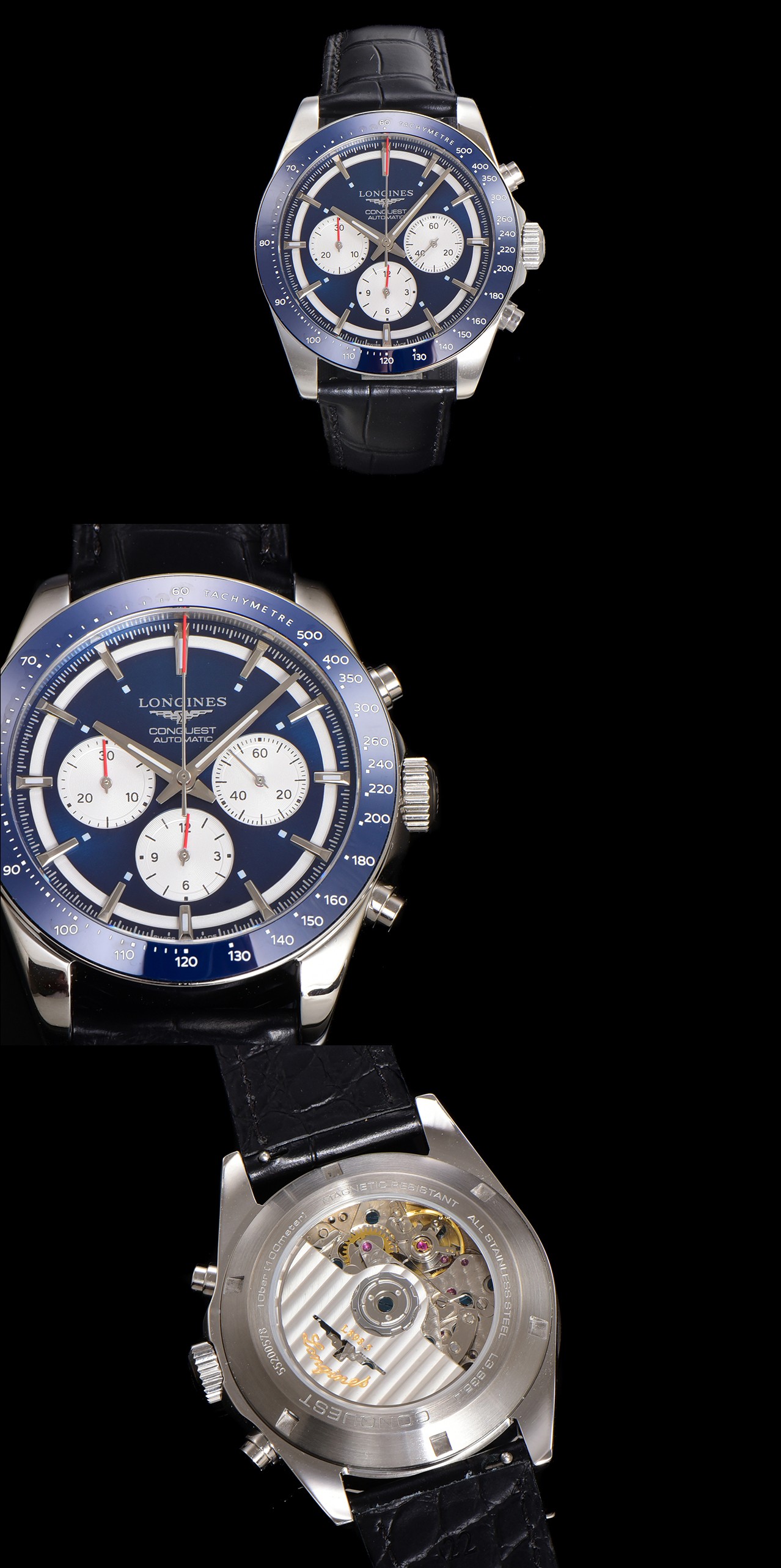 【新品】浪琴 LONGINES-浪琴 康卡斯 悦动凭借其独特的设计,实用的功能和舒适的佩戴体验,成为了一款备受推崇的精品时计。
1⃣️字面是独特的🐼“熊猫眼”主要有“黑白”“深海蓝”“远山绿”“香槟金”的多款经典搭配款色和三眼计时盘还加上黑色时尚陶瓷圈。 康卡斯系列
2⃣️成为时尚又复古的多功能计时机腕表 7750改原装L398.5自动上弦机芯。
3⃣️ 表盘直径42mm,防水深度100m日常用水轻松解决,无论是搭配休闲装还是正装,都能展现出佩戴者独特的品味和个性魅力,整体上手高级感满满。
4⃣️彭于晏余文乐同款