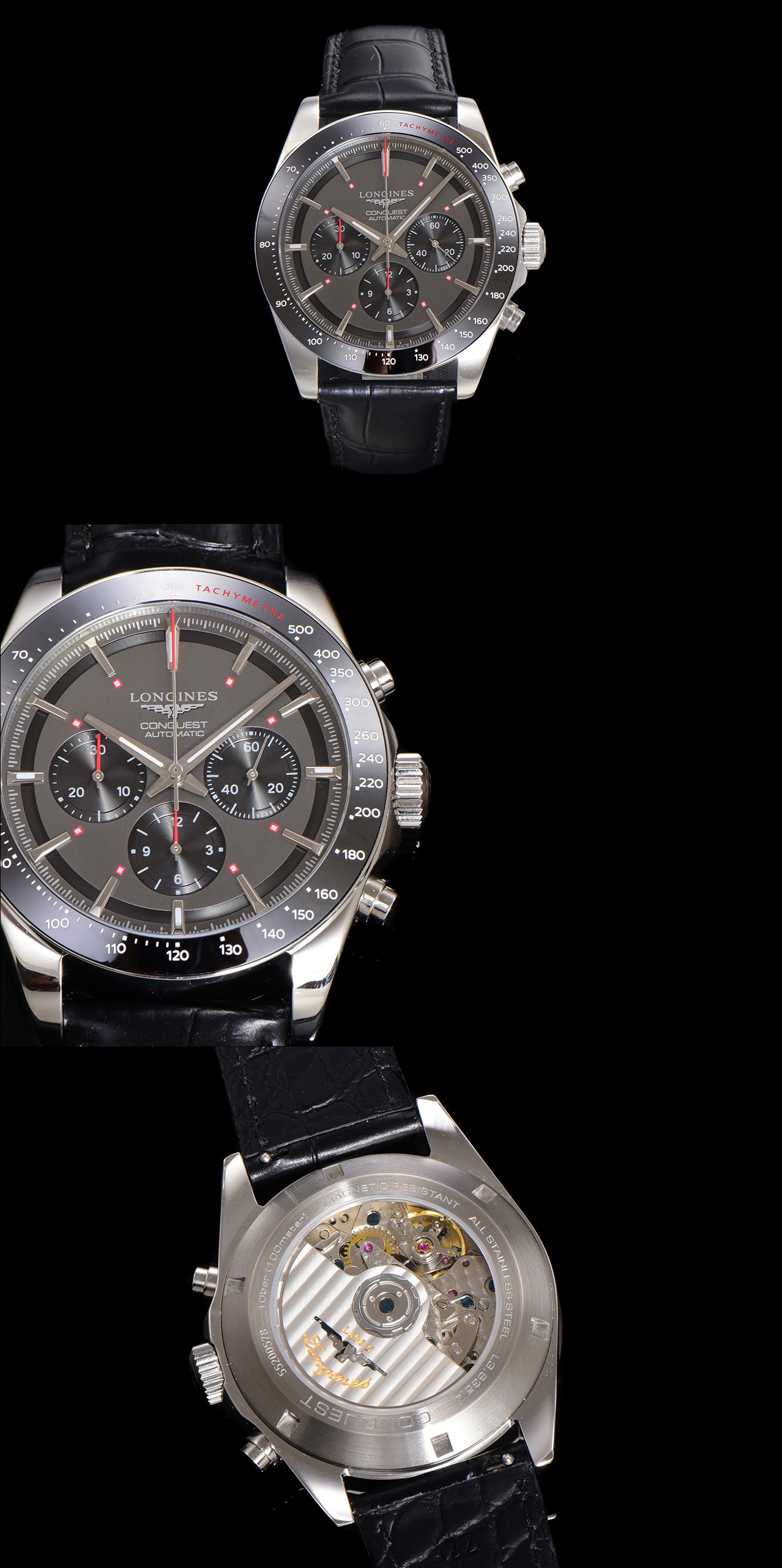 【新品】浪琴 LONGINES-浪琴 康卡斯 悦动凭借其独特的设计,实用的功能和舒适的佩戴体验,成为了一款备受推崇的精品时计。
1⃣️字面是独特的🐼“熊猫眼”主要有“黑白”“深海蓝”“远山绿”“香槟金”的多款经典搭配款色和三眼计时盘还加上黑色时尚陶瓷圈。 康卡斯系列
2⃣️成为时尚又复古的多功能计时机腕表 7750改原装L398.5自动上弦机芯。
3⃣️ 表盘直径42mm,防水深度100m日常用水轻松解决,无论是搭配休闲装还是正装,都能展现出佩戴者独特的品味和个性魅力,整体上手高级感满满。
4⃣️彭于晏余文乐同款