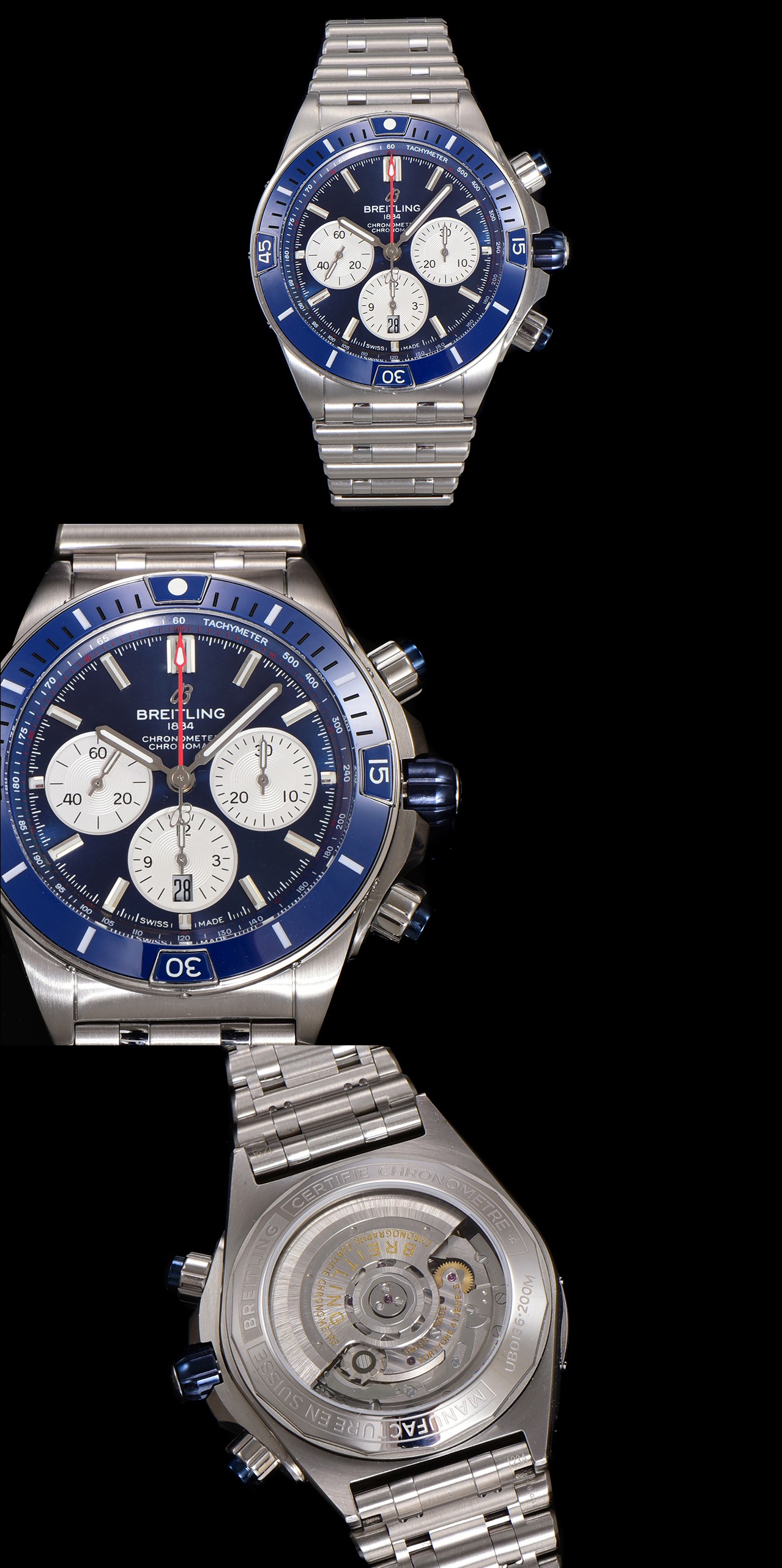 NO:822296,TF Breitling mechanical chronograph series T.FACTURY has been certified by the Swiss official observatory - 'real core' BO1 TF new product - Breitling super mechanical chronograph 44mm, exclusive ceramic technology, breaking through the original technical barriers. The design is inspired by the Italian Air Force's 'Tricolor Arrow', which is a chronograph loved by explorers. The original work is as always made from the original embryo factory. 1-B01 automatic winding chronograph movement 2-Stainless steel case with screw-in case back  3-Ratcheting one-way bezel, screw-in, double-sealed crown 4-Using curved sapphire crystal glass, double-sided anti-glare mirror,,tom ford,breitling19860909TF百年灵机械计时系列 T.FACTURY经瑞士官方天文台认证-“真芯”BO1 TF新品-百年灵超级机械计时44mm,独家陶瓷技术, 突破原装技术壁垒.设计灵感来源于意大利空军 “三色箭”,是探险家们酷爱的计时码表. 匠心之作一如既往的采用原厂胚厂. 1-B01自动上弦计时机芯 2-精钢表壳采用旋入式表背 3-棘轮式单向表圈,旋入式、双密封垫表冠 4-采用弧面蓝宝石水晶玻璃、双面防眩表镜,,tom ford,breitling,Watch
