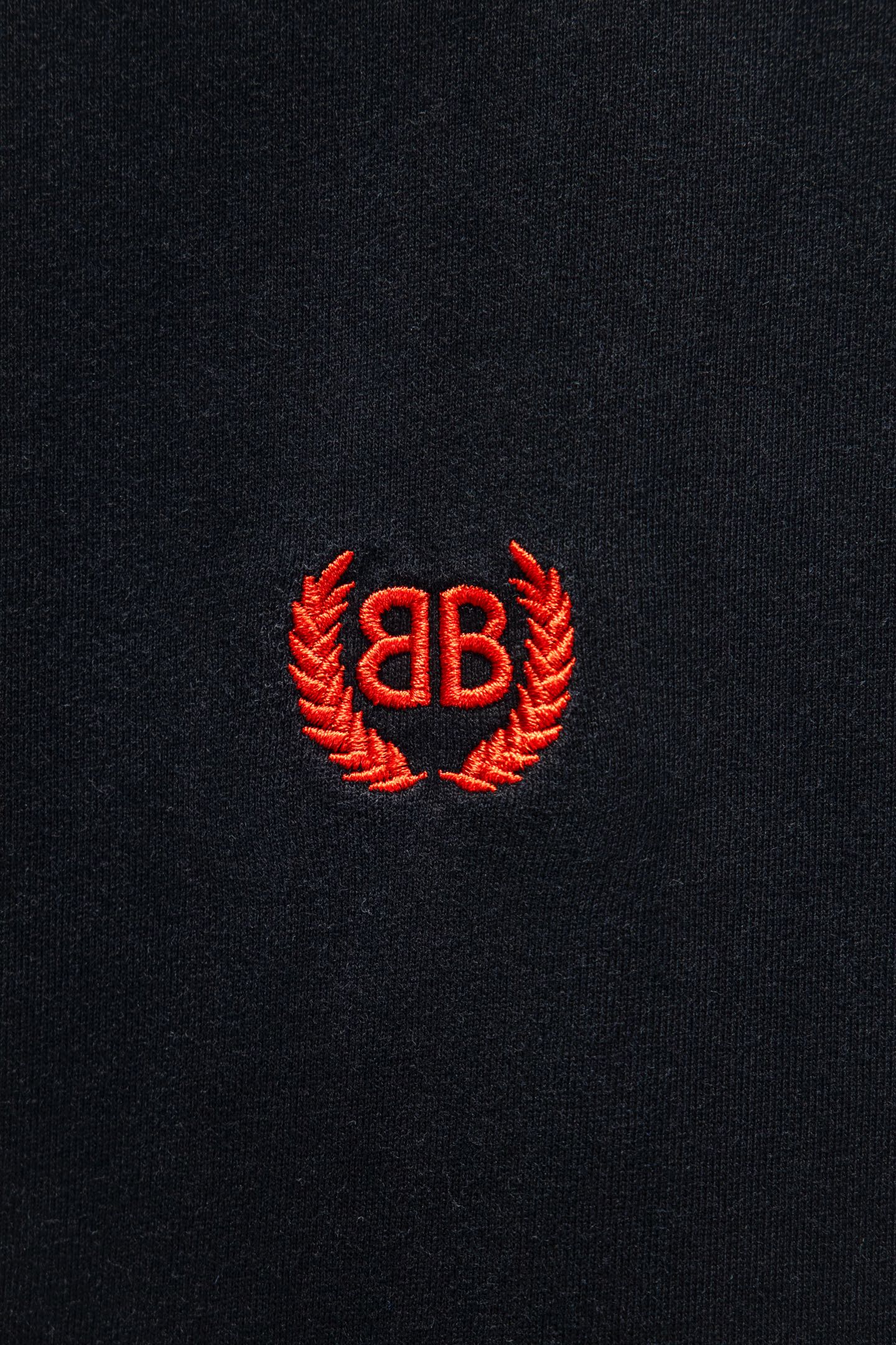 Balenciaga/巴黎世家 25ss 双B麦穗刺绣短袖 牛仔蓝 水洗黑