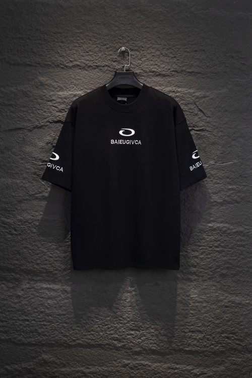 Luxury Designer Brand T-Shirt, Heavyweight Cotton, Embroidered & Printed 1 Luxury Designer Brand T-Shirt, Heavyweight Cotton, Embroidered & Printed